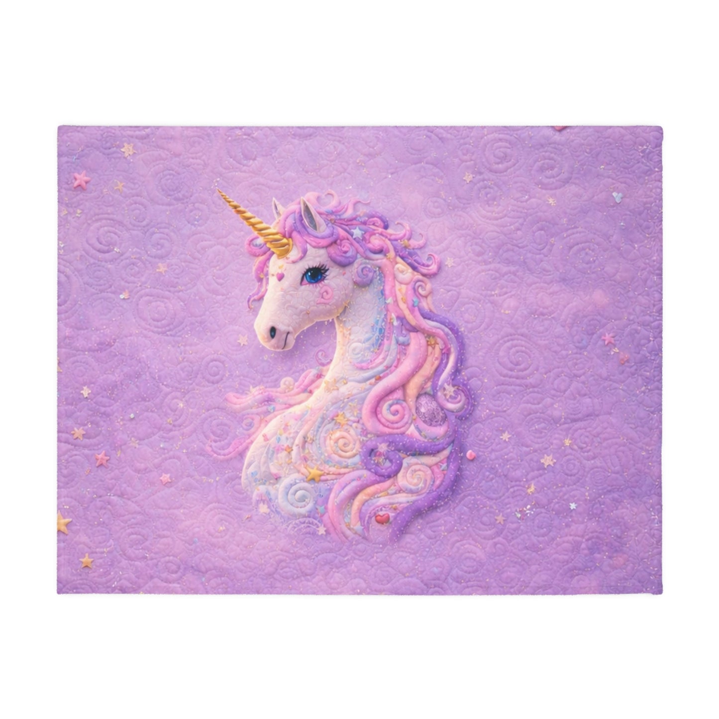 Magical Unicorn Blanket – Pastel Fantasy Plush Throw for Kids