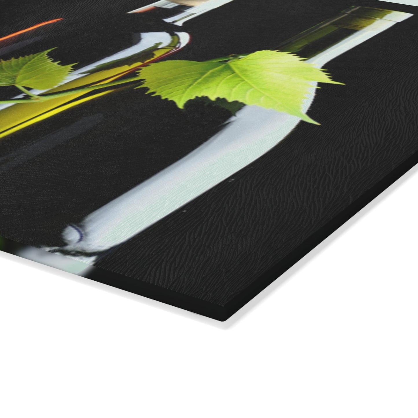 Wine Bottle Glass Cutting Board | Elegant Kitchen Decor