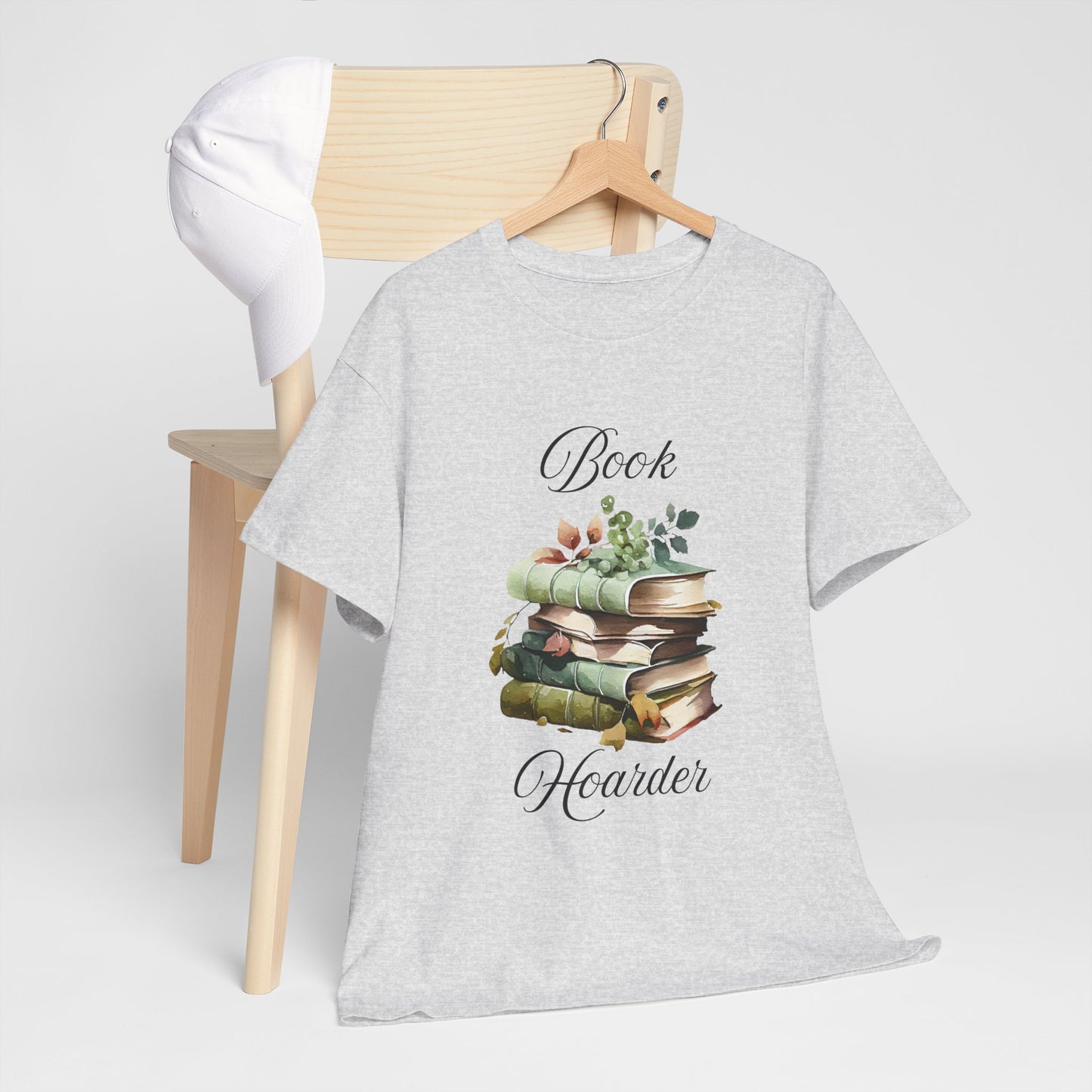 Book Hoarder Unisex Heavy Cotton Tee Perfect for Book Lovers Readers and Library Enthusiasts Great Gift for Holidays and Birthdays