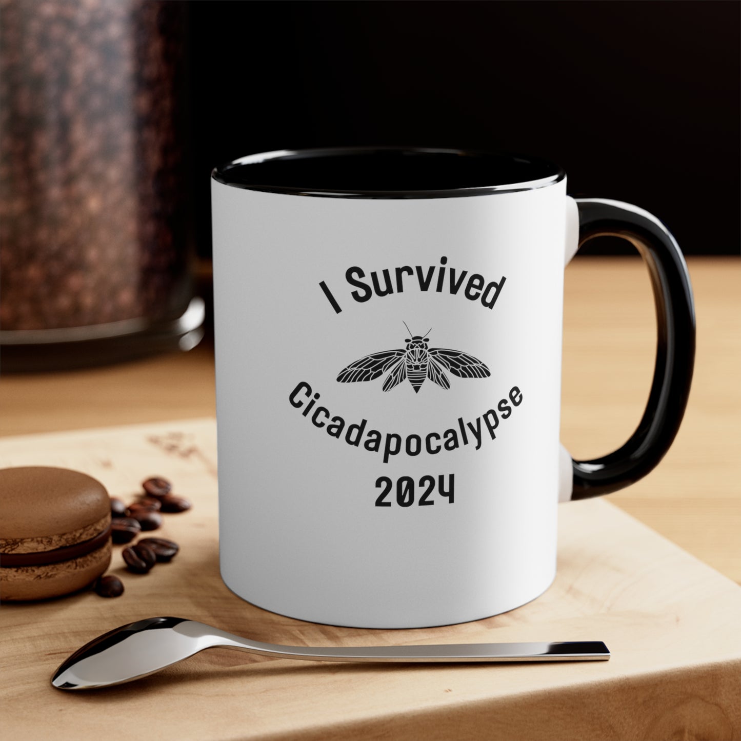 I Survived Cicadapocalypse 2024 Mug, 11oz