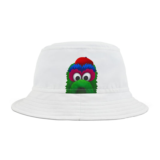 Colorful Fuzzy Monster Face Bucket Hat | Cartoon Bucket Hat