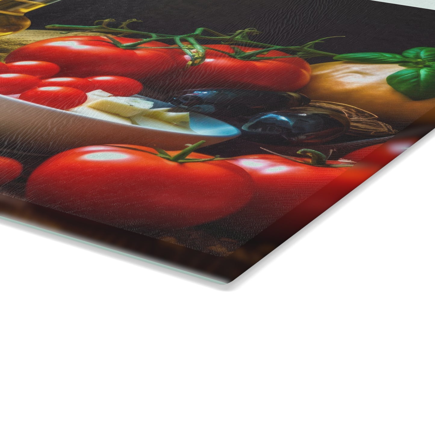 Rustic Farmhouse Glass Cutting Board | Kitchen Decor & Chef Gift