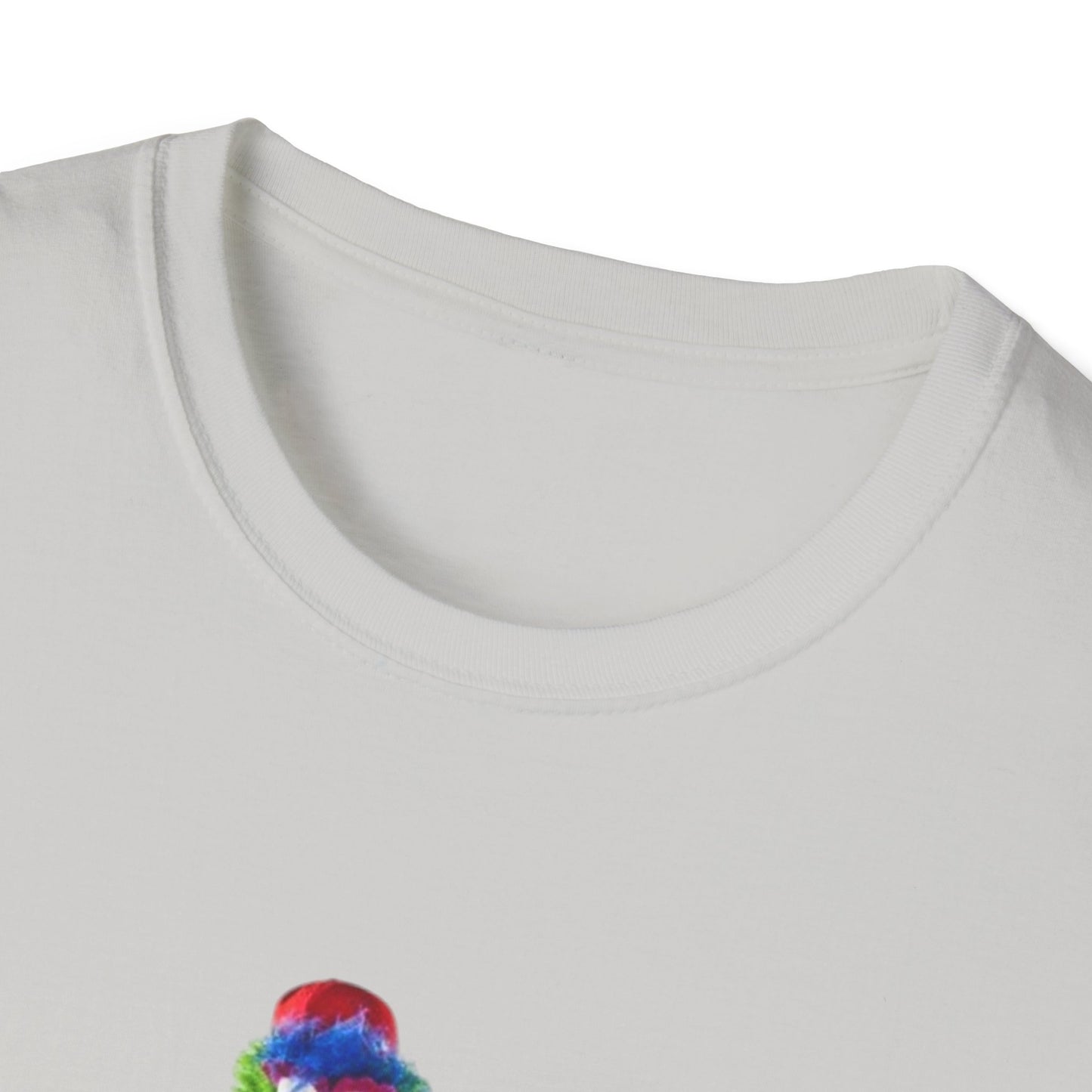 Cartoon Baseball Mascot T-Shirt | Funny Green Character Tee for Sports Lovers