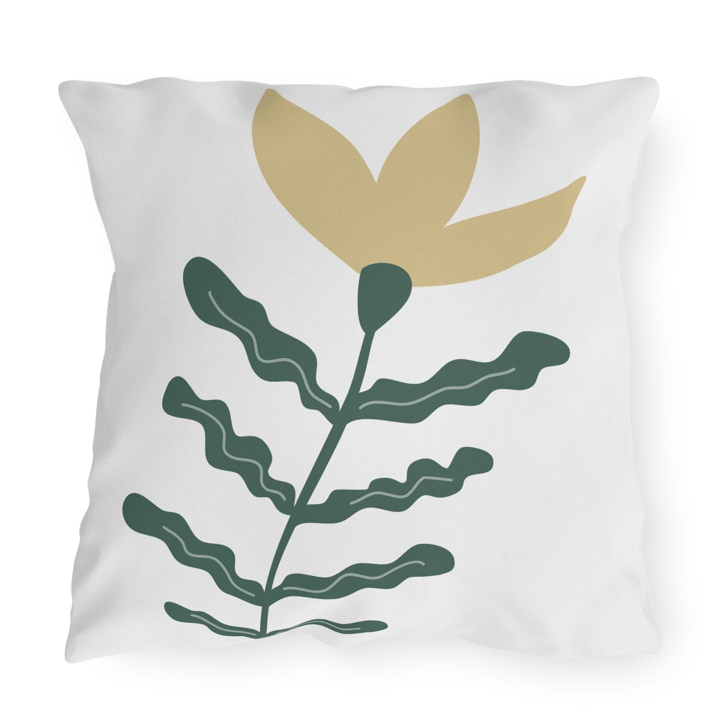Floral Outdoor Throw Pillow | Garden Patio Decorative Cushion