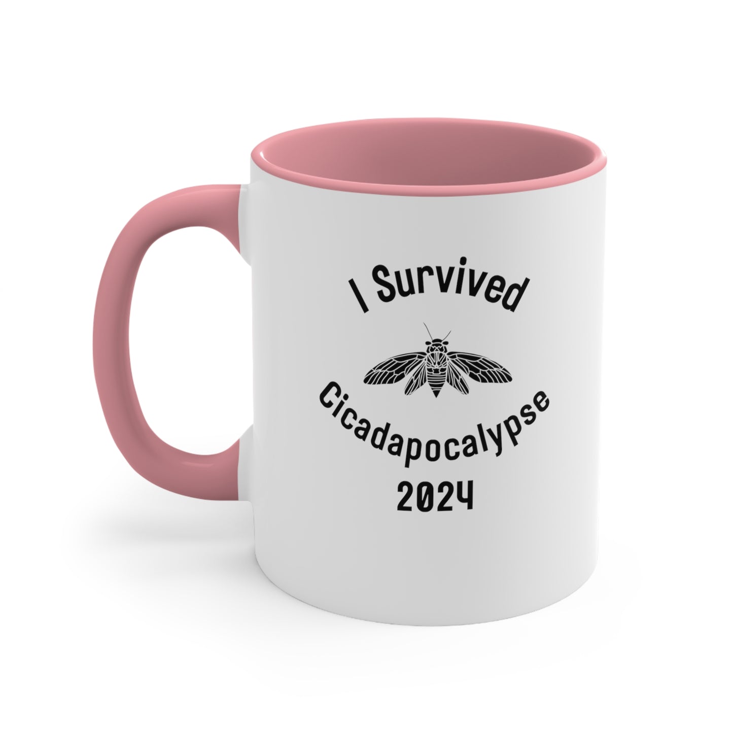 I Survived Cicadapocalypse 2024 Mug, 11oz