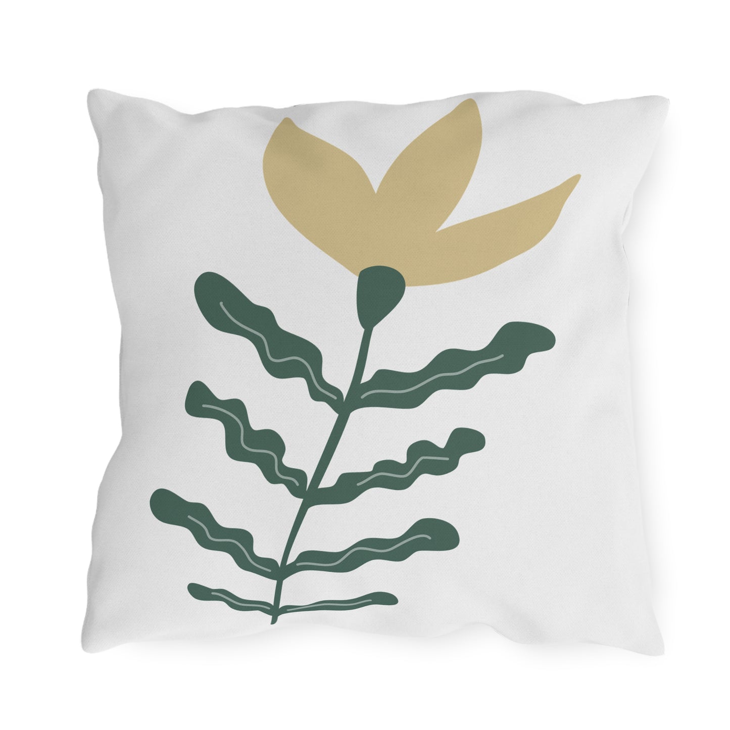 Floral Outdoor Throw Pillow | Garden Patio Decorative Cushion