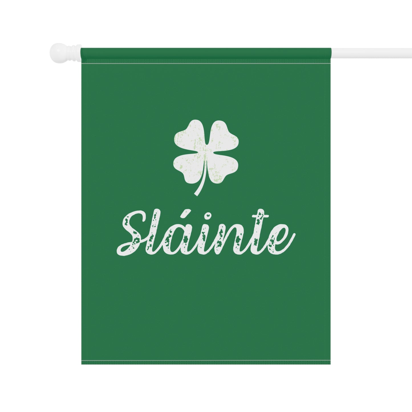 St Patrick's Day Slainte Irish Cheers Garden Flag