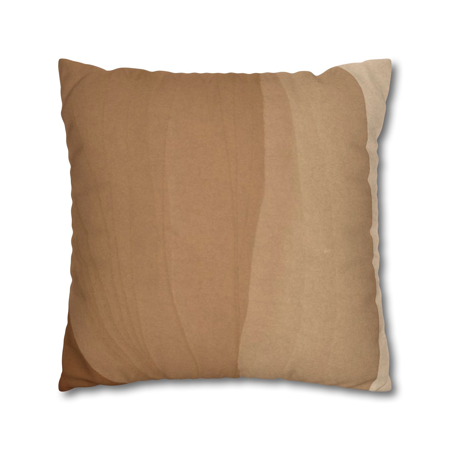 Faux Suede Square Pillowcase