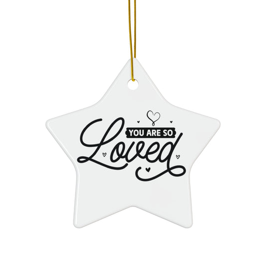 Christmas Ornament Gift You Are So Loved Ornament Christmas Tree Decor Valentine Gift