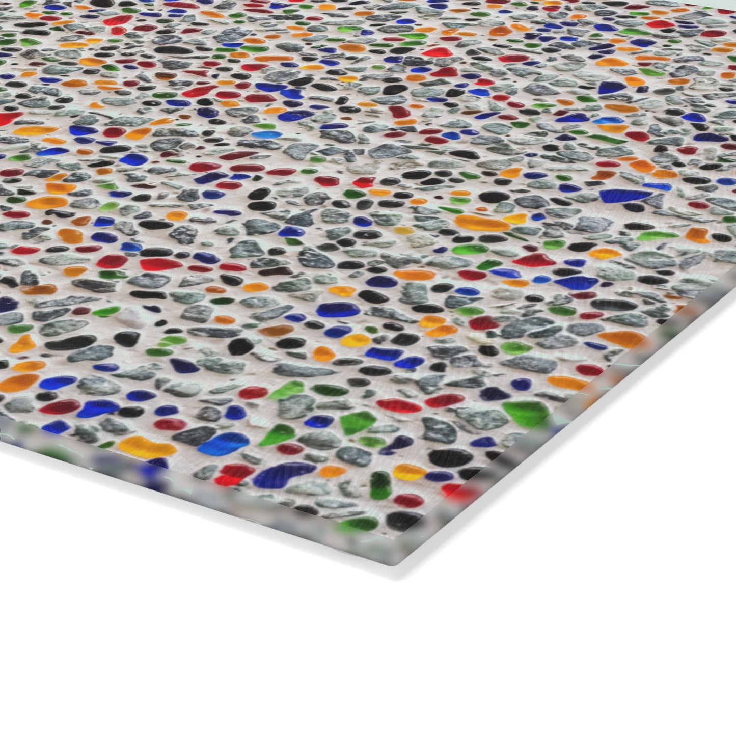 Multicolor Dot Glass Cutting Board | Playful Kitchen Decor