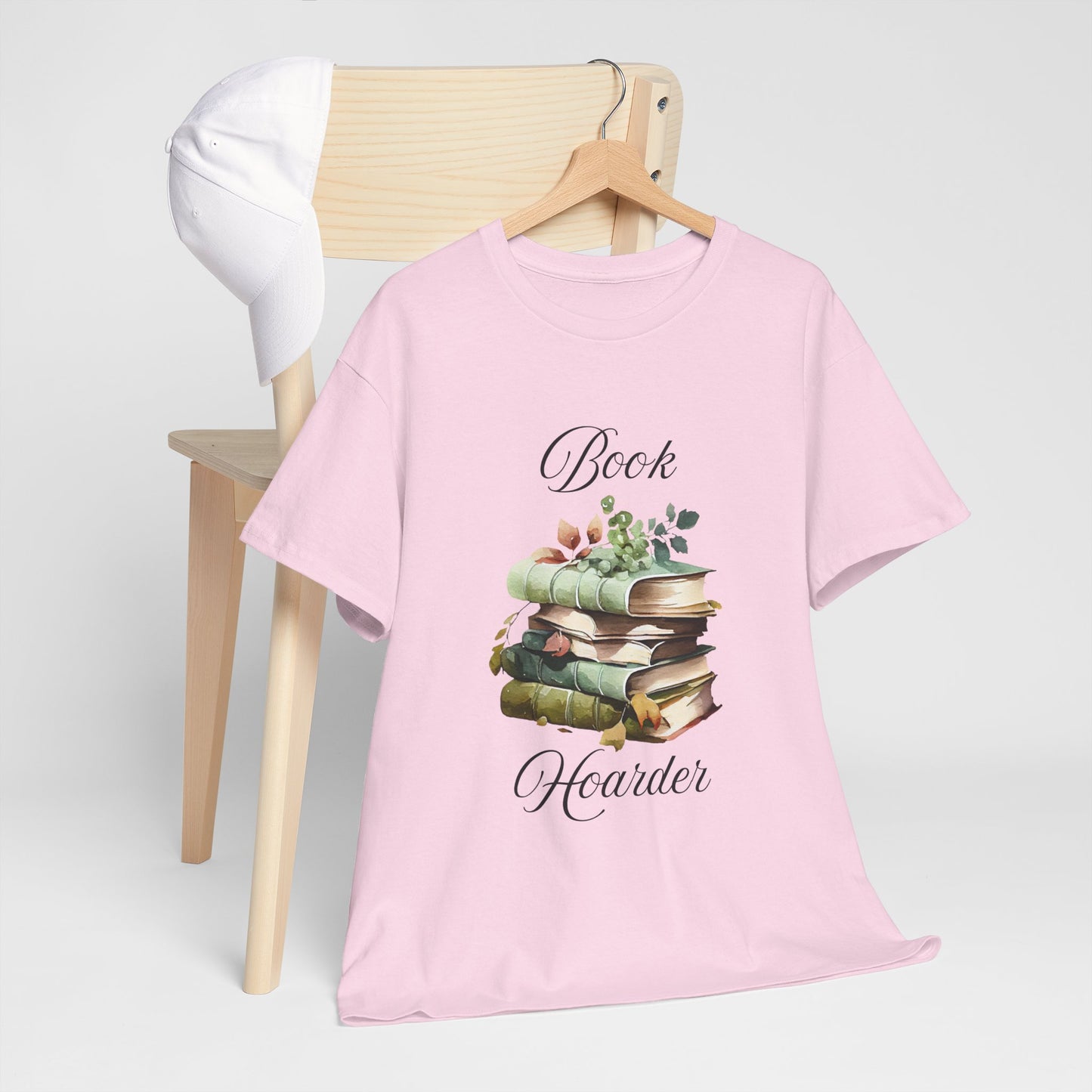Book Hoarder Unisex Heavy Cotton Tee Perfect for Book Lovers Readers and Library Enthusiasts Great Gift for Holidays and Birthdays