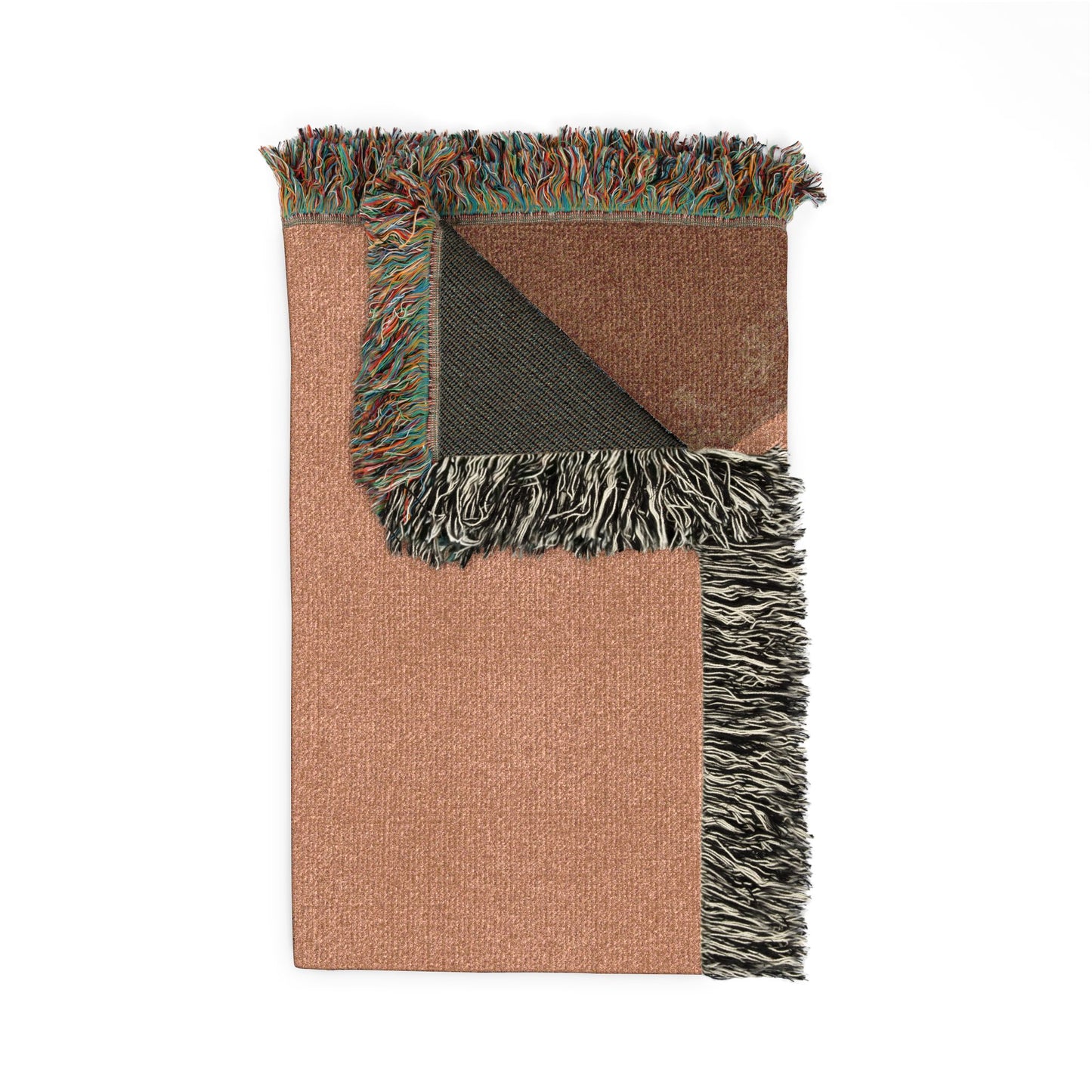 Modern Earth Tone Woven Throw Blanket | Minimalist Boho Decor