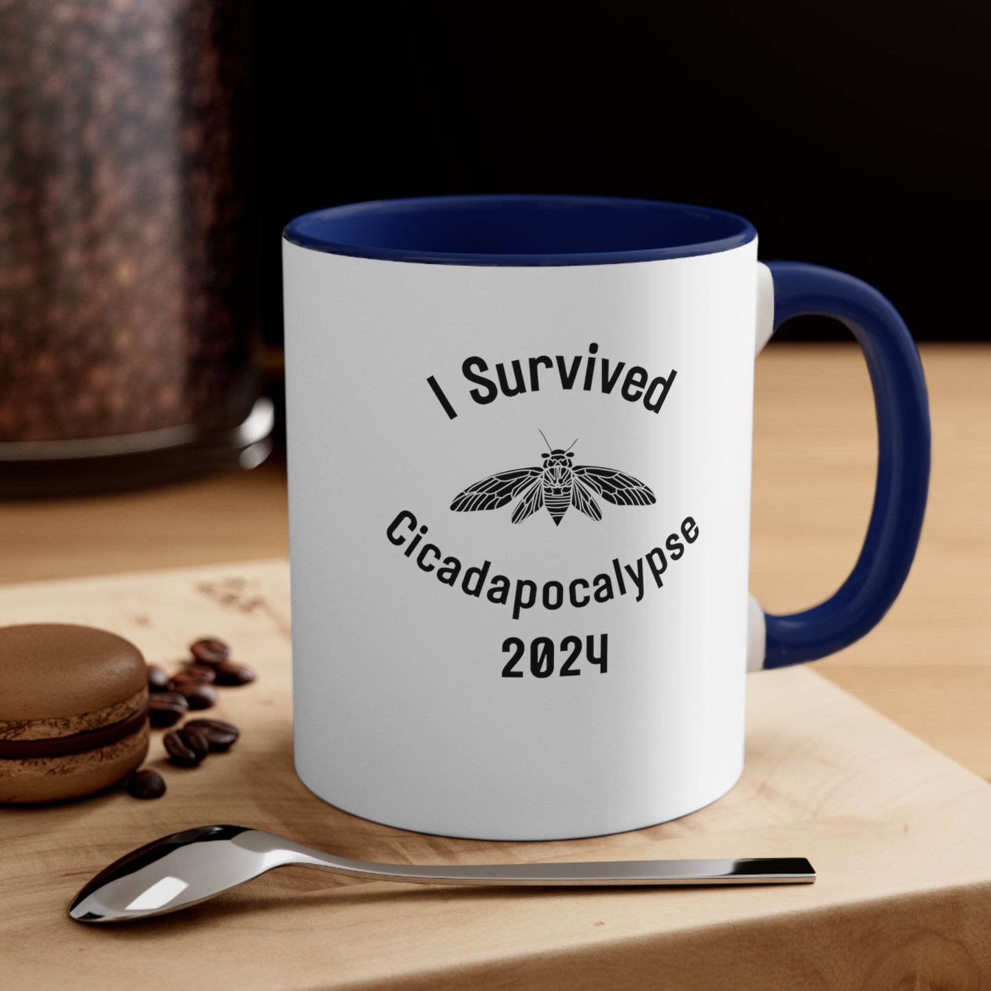 I Survived Cicadapocalypse 2024 Mug, 11oz