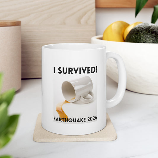 I Survived! Earthquake 2024 Mug