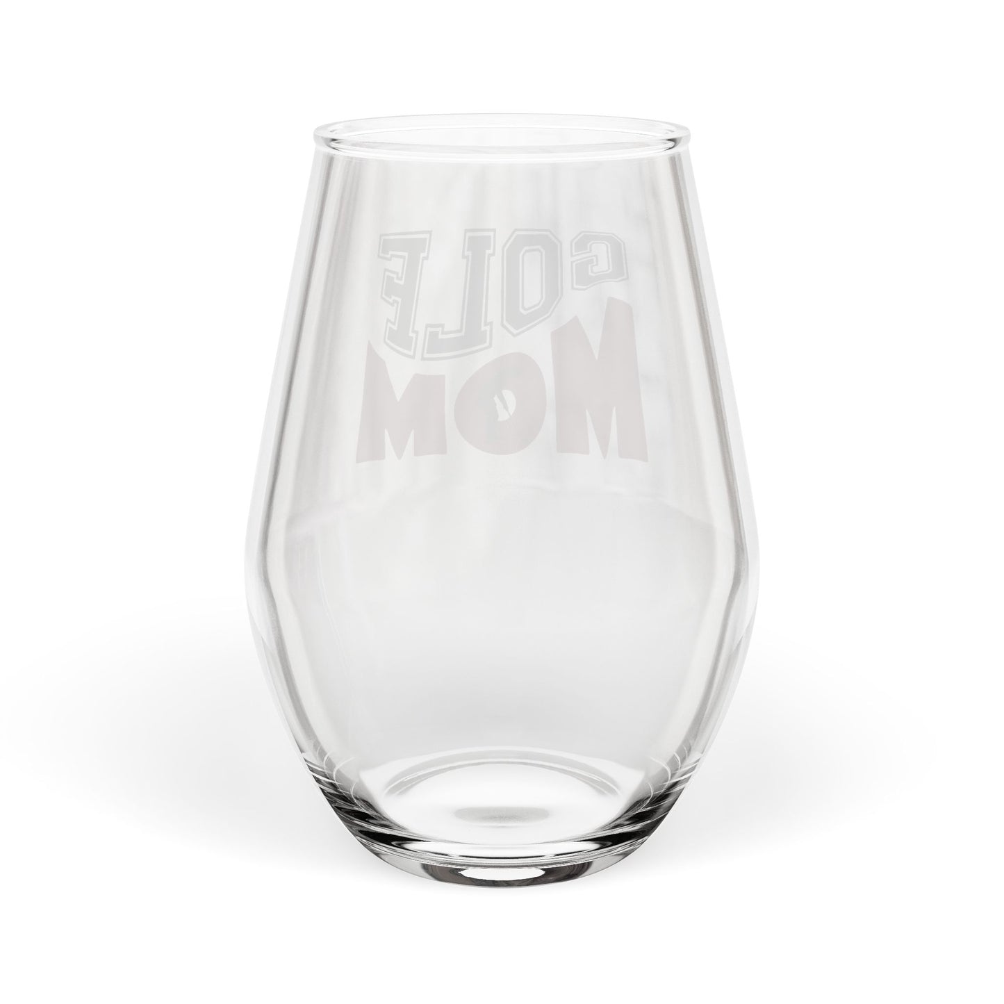 Golf Mom Wine Glass – Funny Gift for Golf-Loving Moms