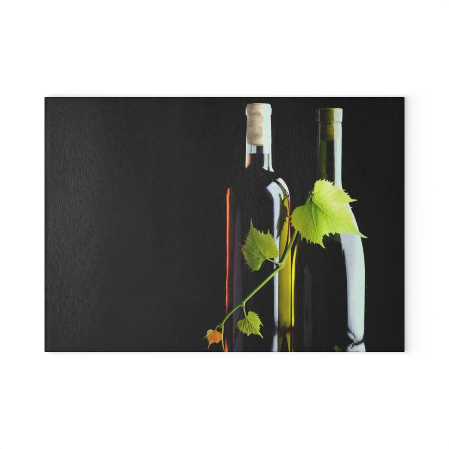 Wine Bottle Glass Cutting Board | Elegant Kitchen Decor