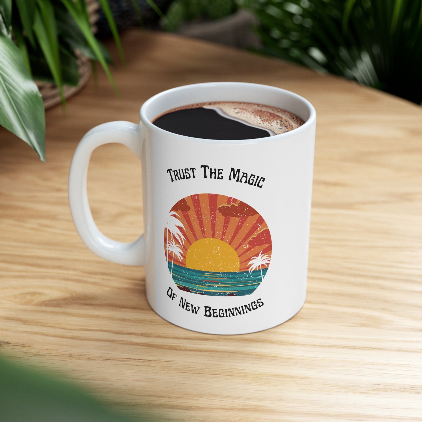 Trust The Magic Of New Beginnings Mug