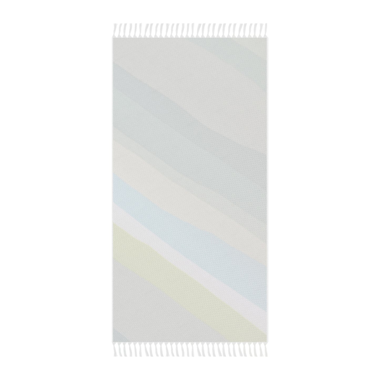 Boho Striped Beach Throw Blanket | Fringe Coastal Summer Throw | Poolside Lounge Decor