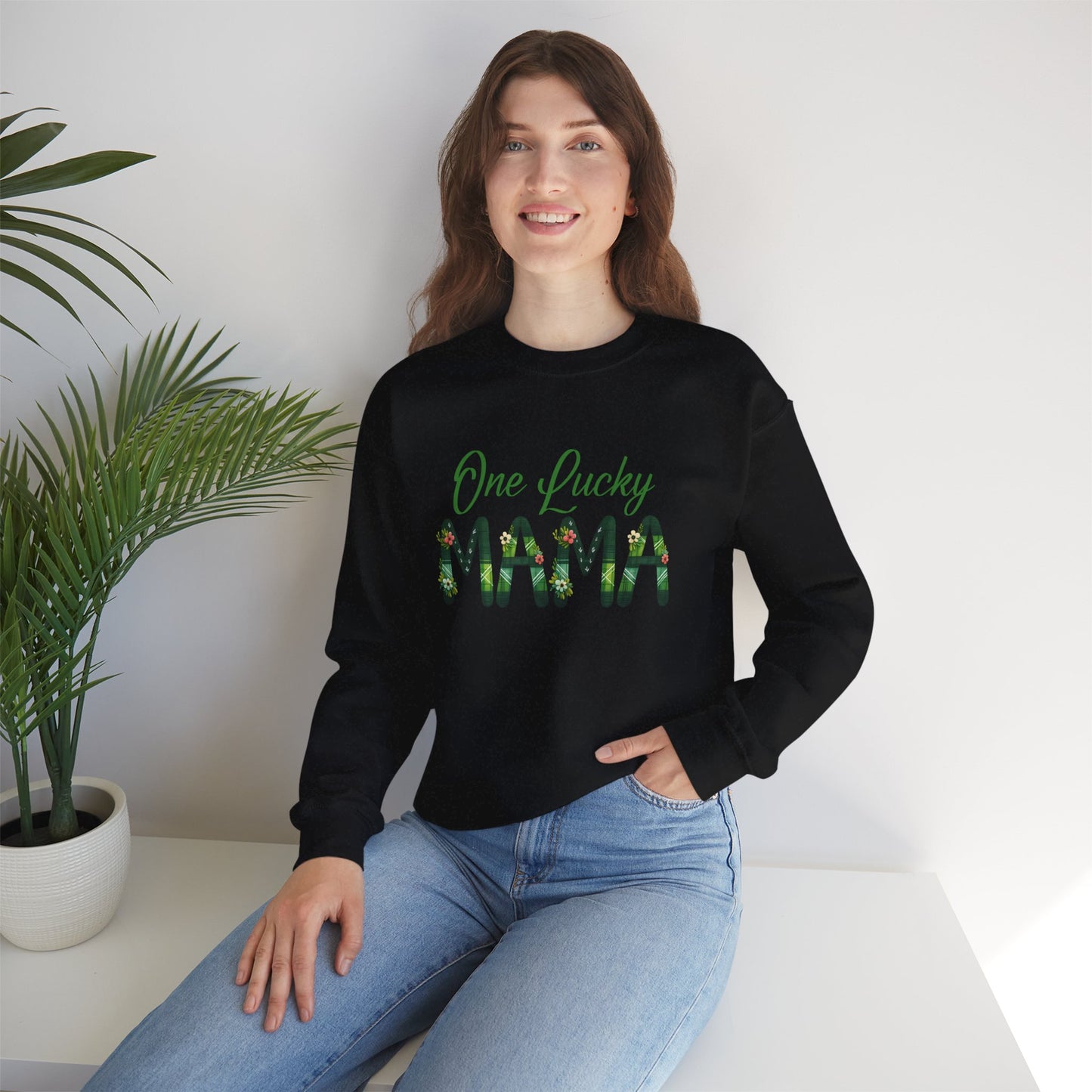 Irish Mom Sweatshirt St Patrick's Day Crewneck  Mom Gift