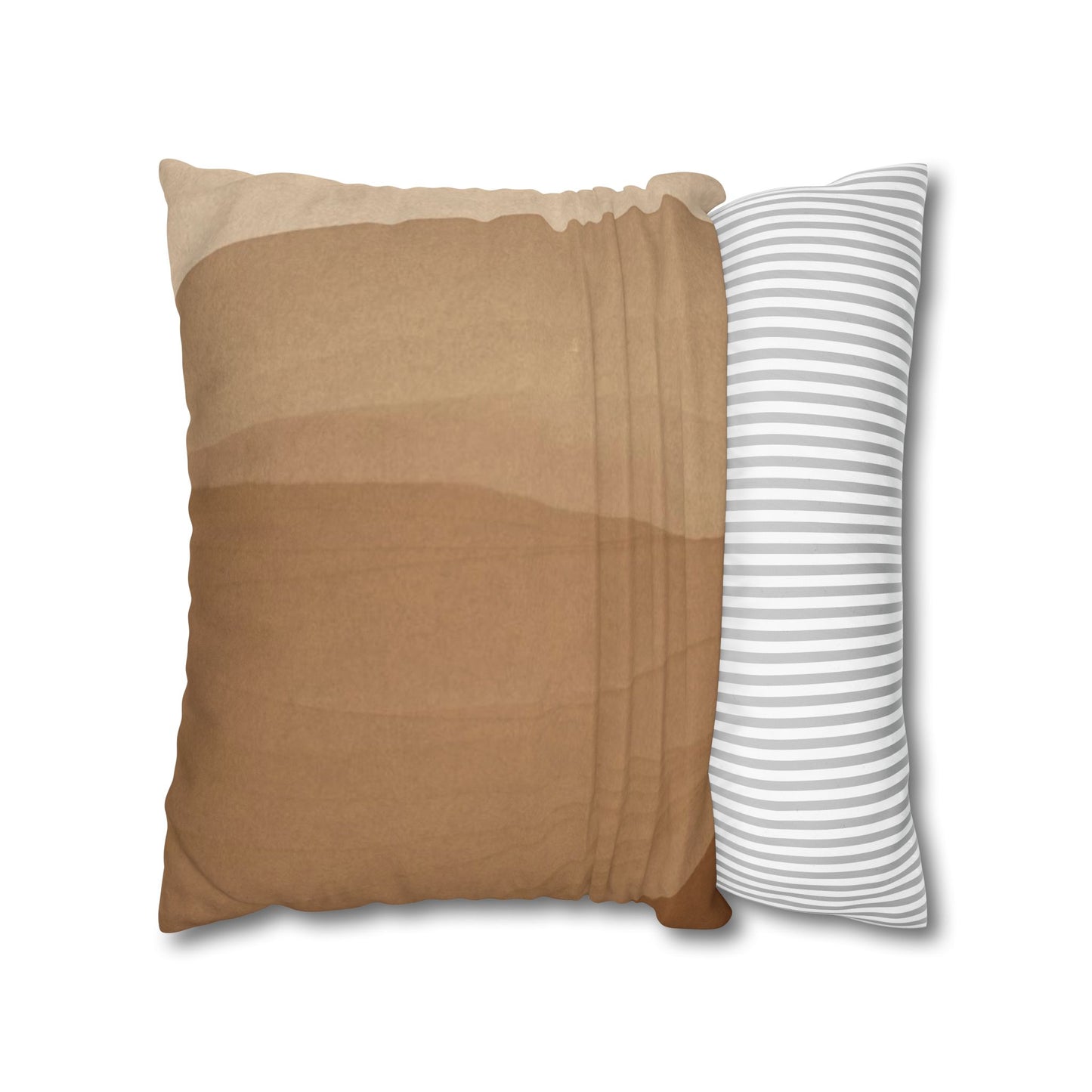 Faux Suede Square Pillowcase