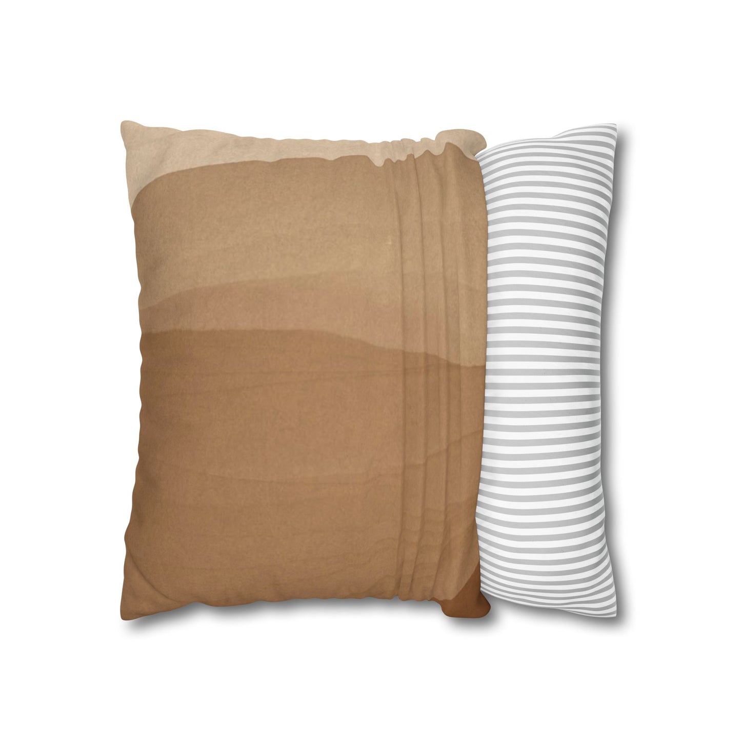 Faux Suede Square Pillowcase