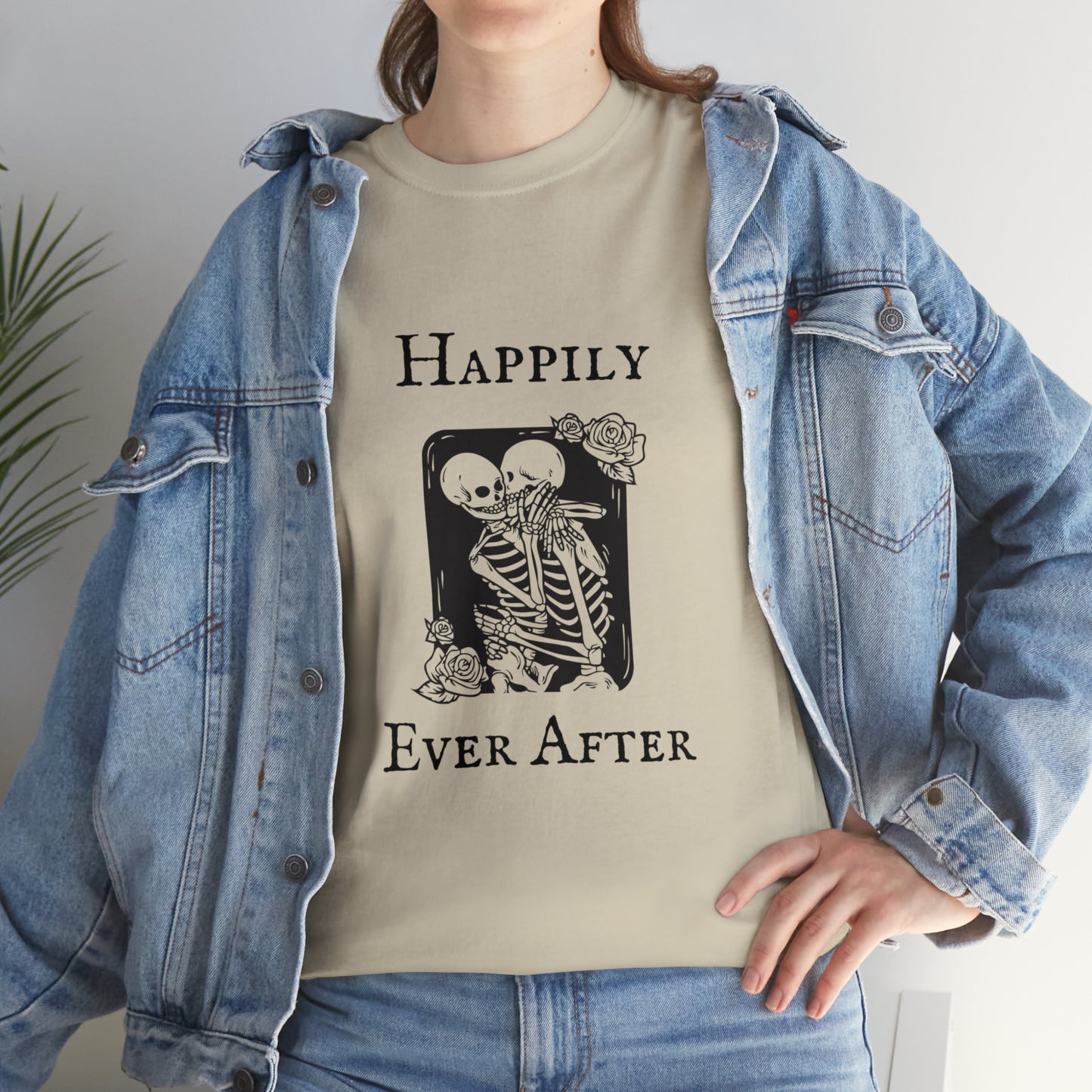 Halloween Skeleton Couple Love T-Shirt Anniversary Wedding Engagement