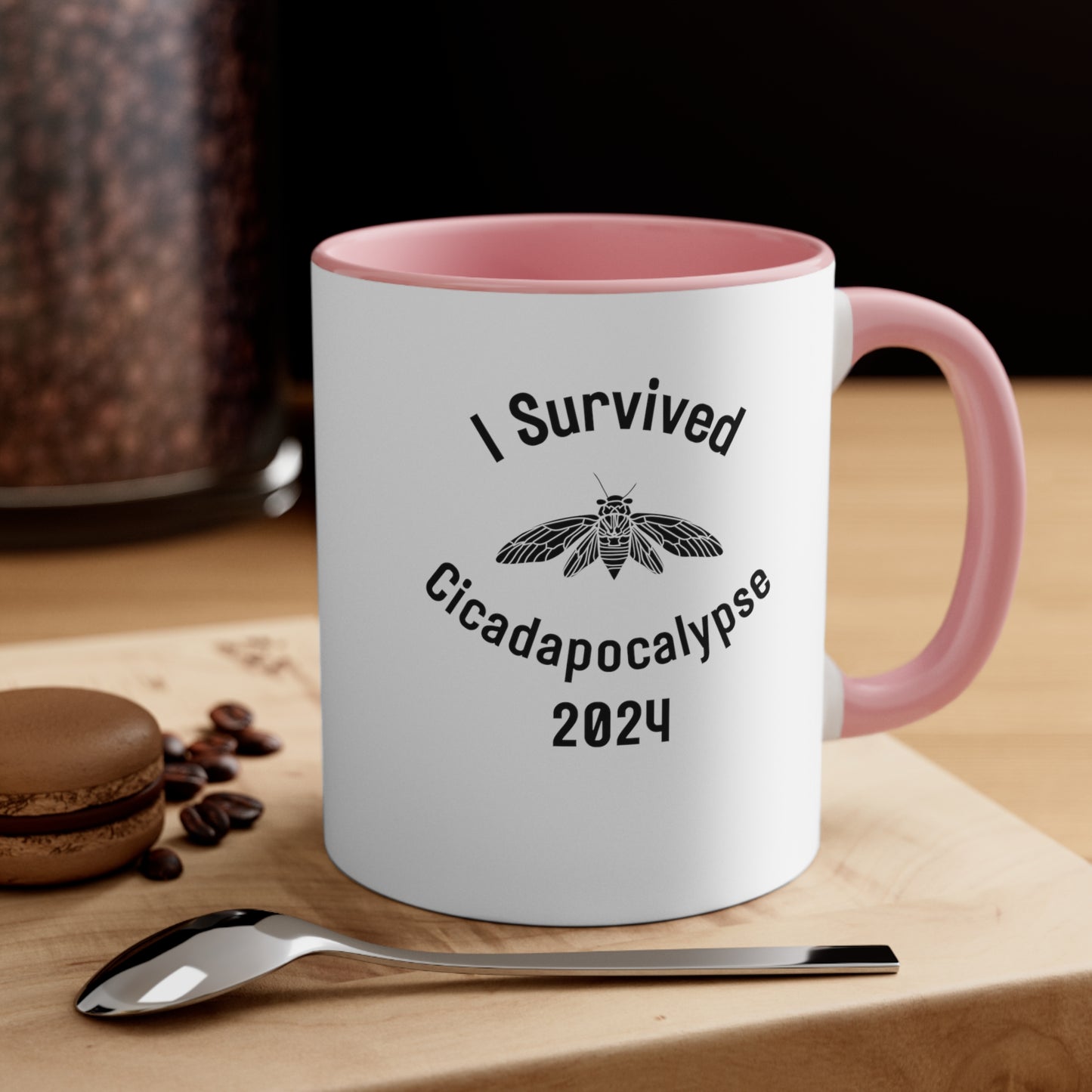 I Survived Cicadapocalypse 2024 Mug, 11oz