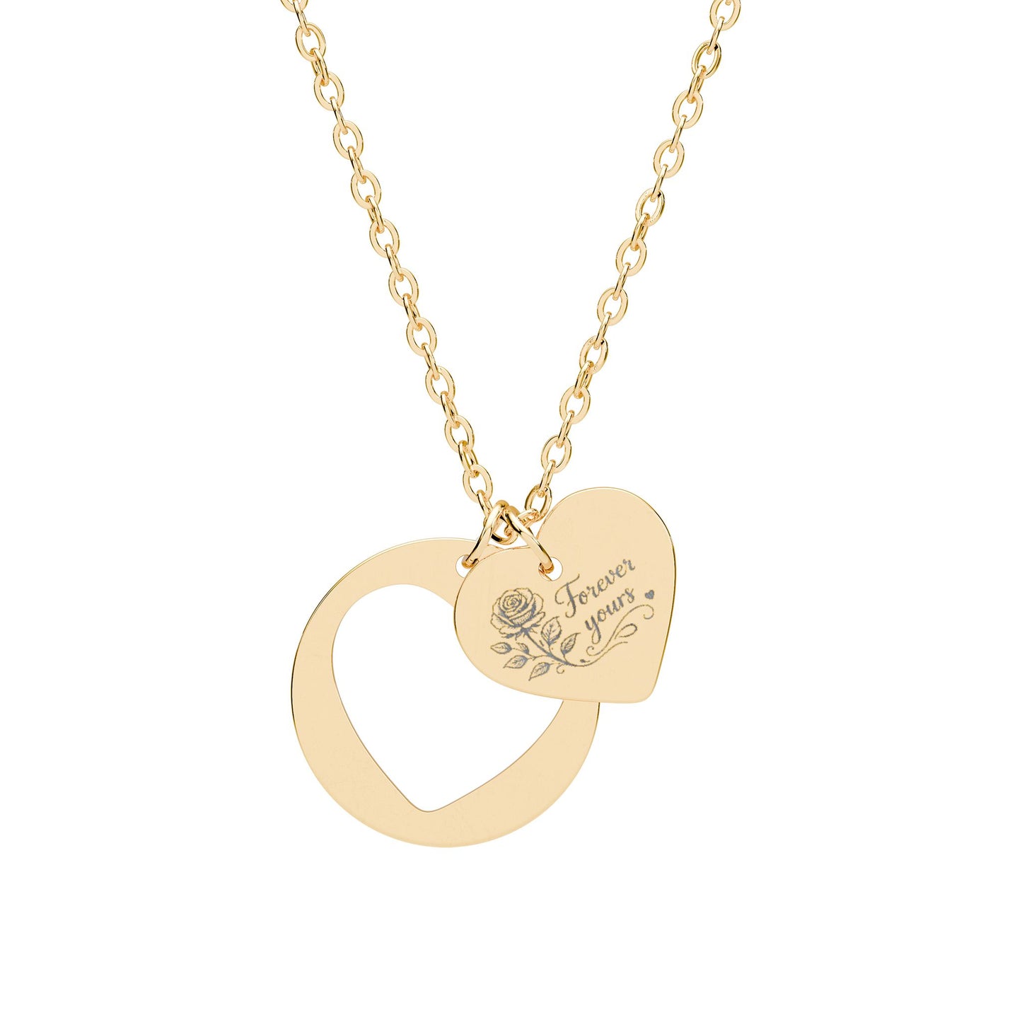 Forever Yours Heart Necklace – Romantic Anniversary & Valentine’s Gift