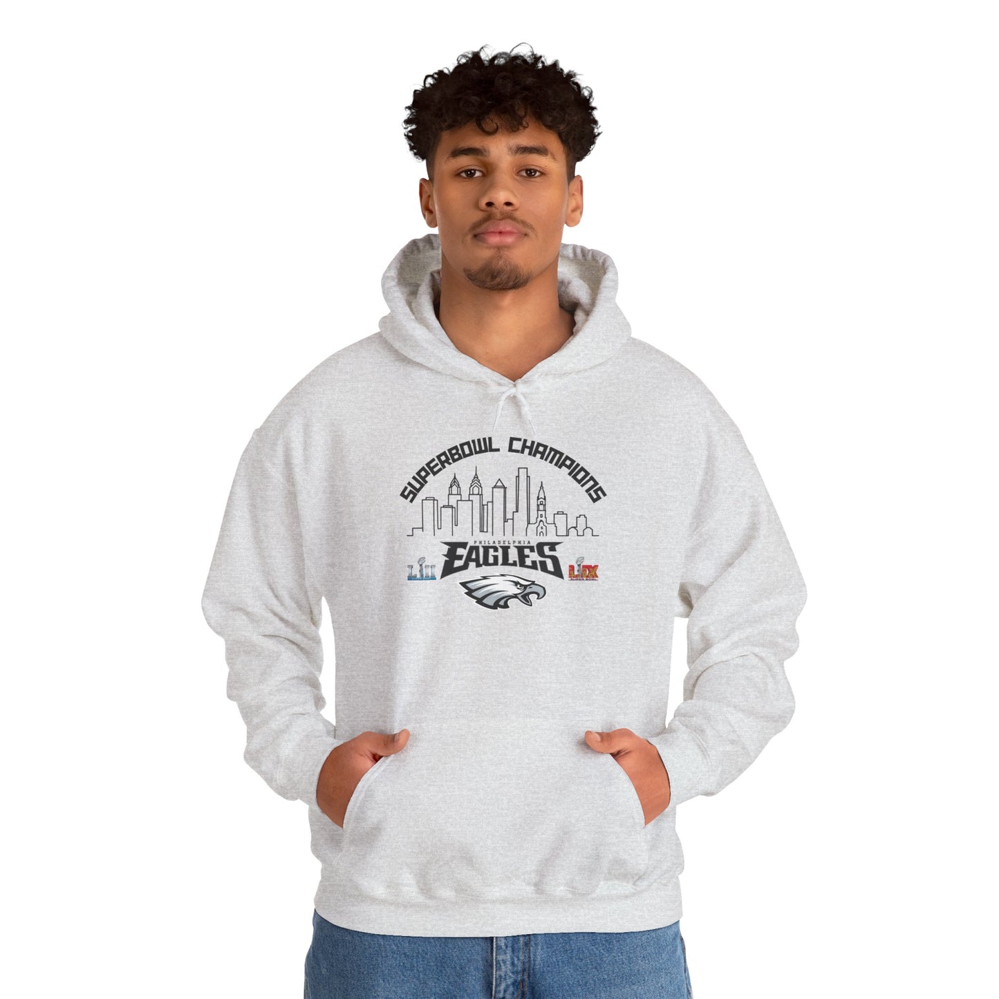 Philadelphia Football Super Bowl Champions Hoodie, Philly Skyline Football Sweatshirt, Philadelphia Fan Gear