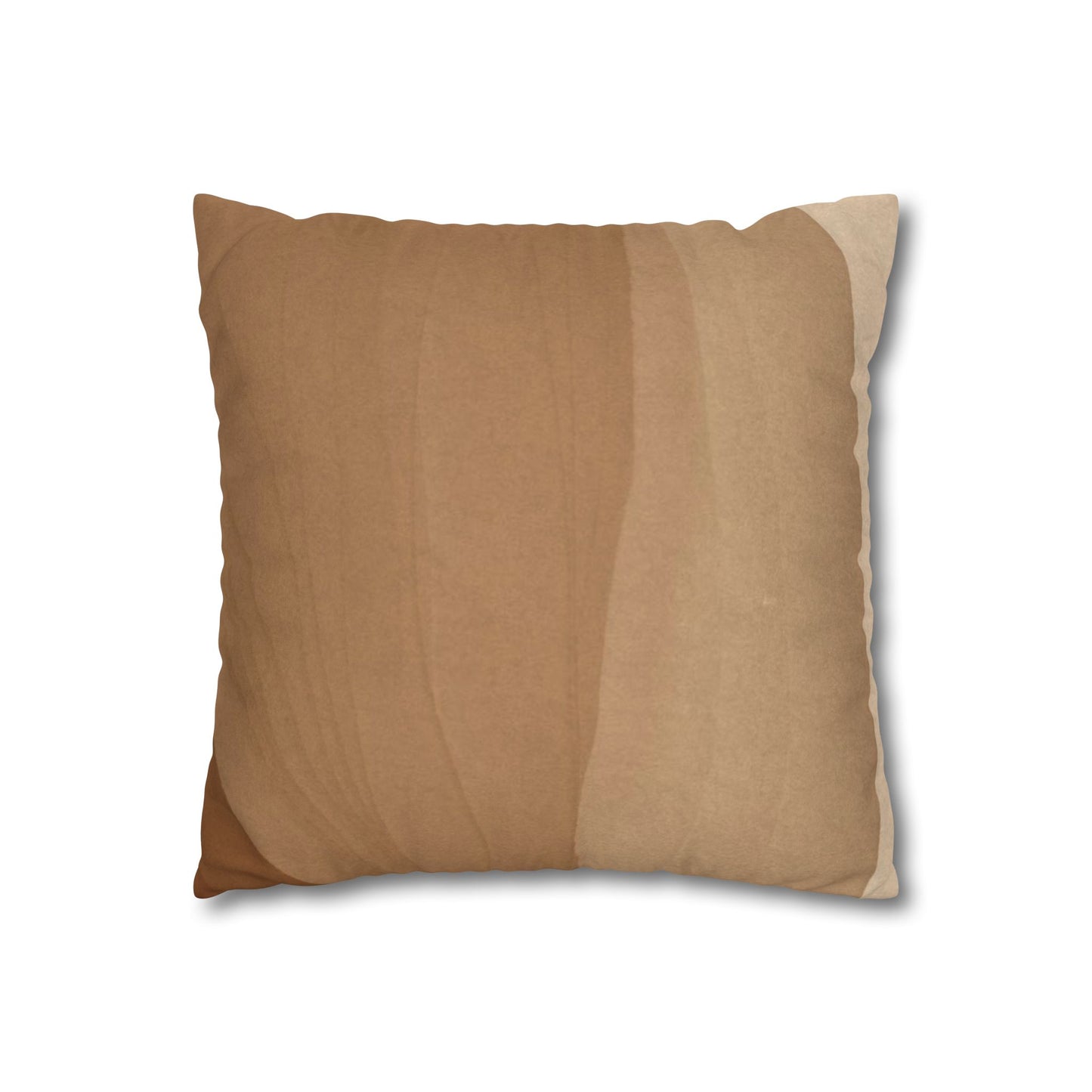 Faux Suede Square Pillowcase