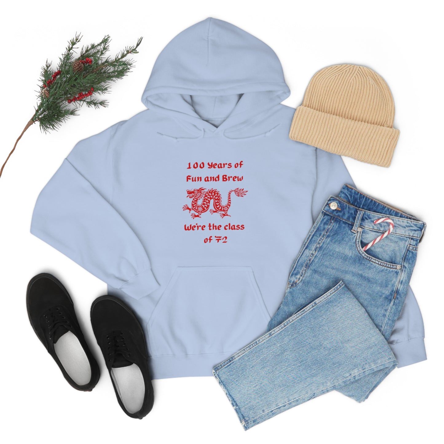 Pekin Community HS Celebrate 100 Years Class of '72 Hooded Sweatshirt
