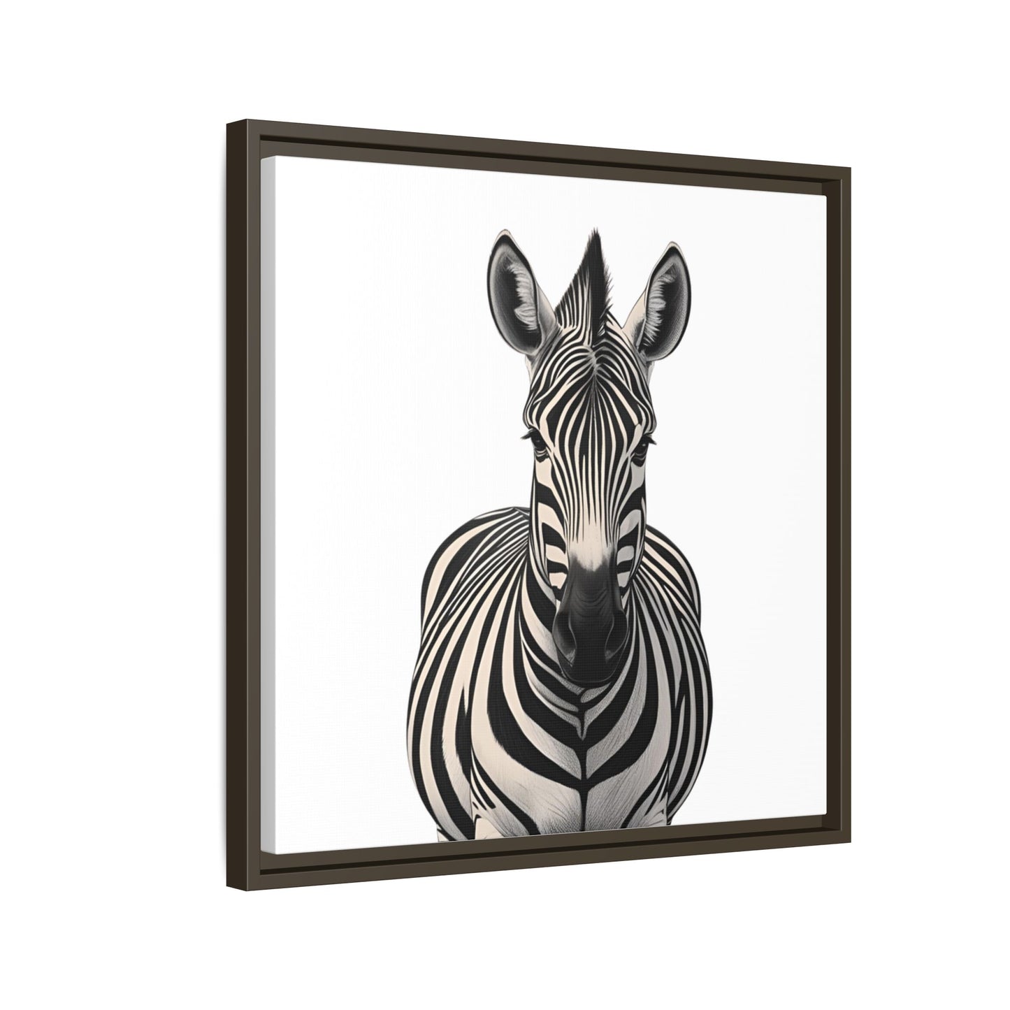 Striking Zebra Wall Art Black & White Wildlife Photography Print, Safari Animal Home Decor, Zebra Lover Nursery Room Gift