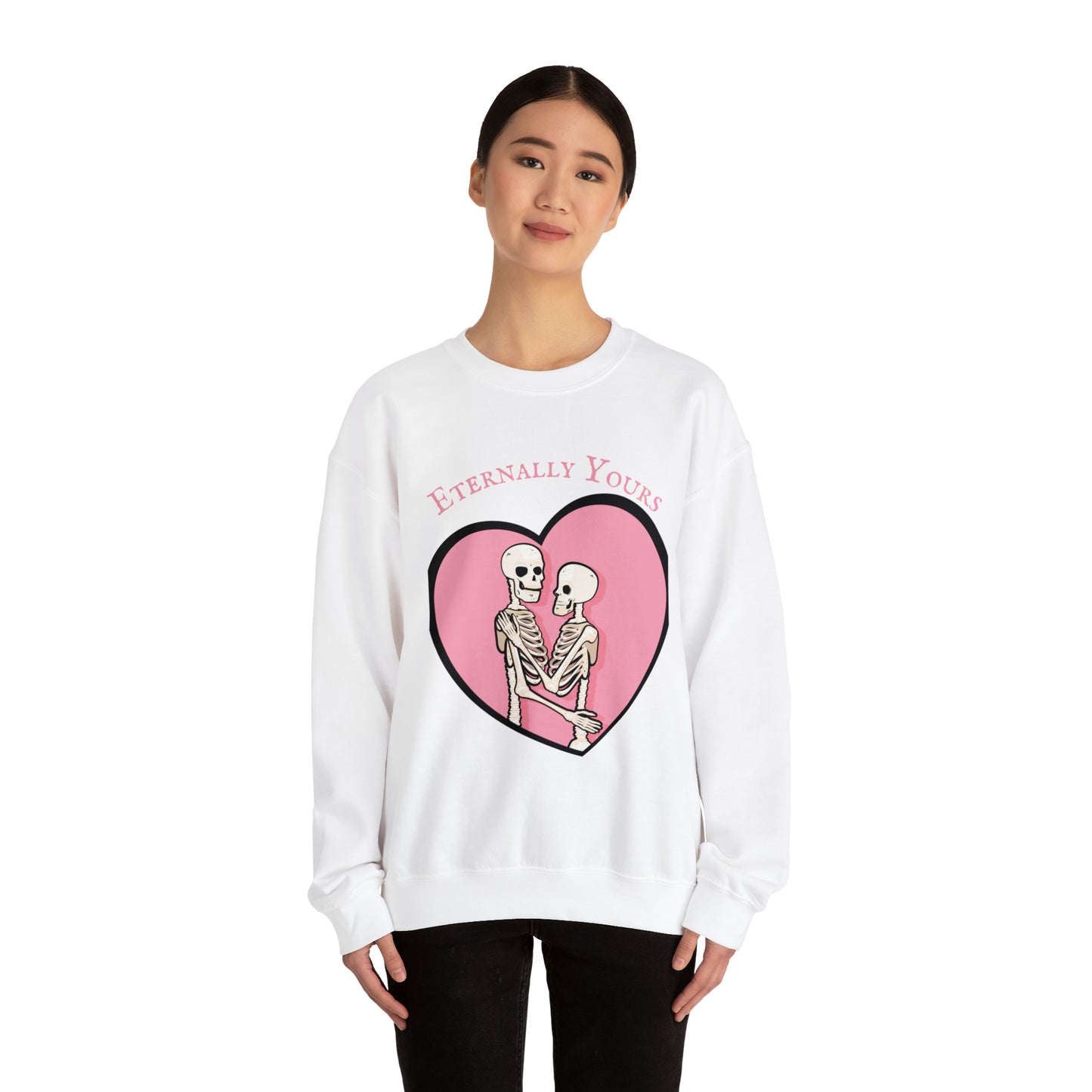 Skeleton Love Wedding Anniversary Halloween Sweatshirt