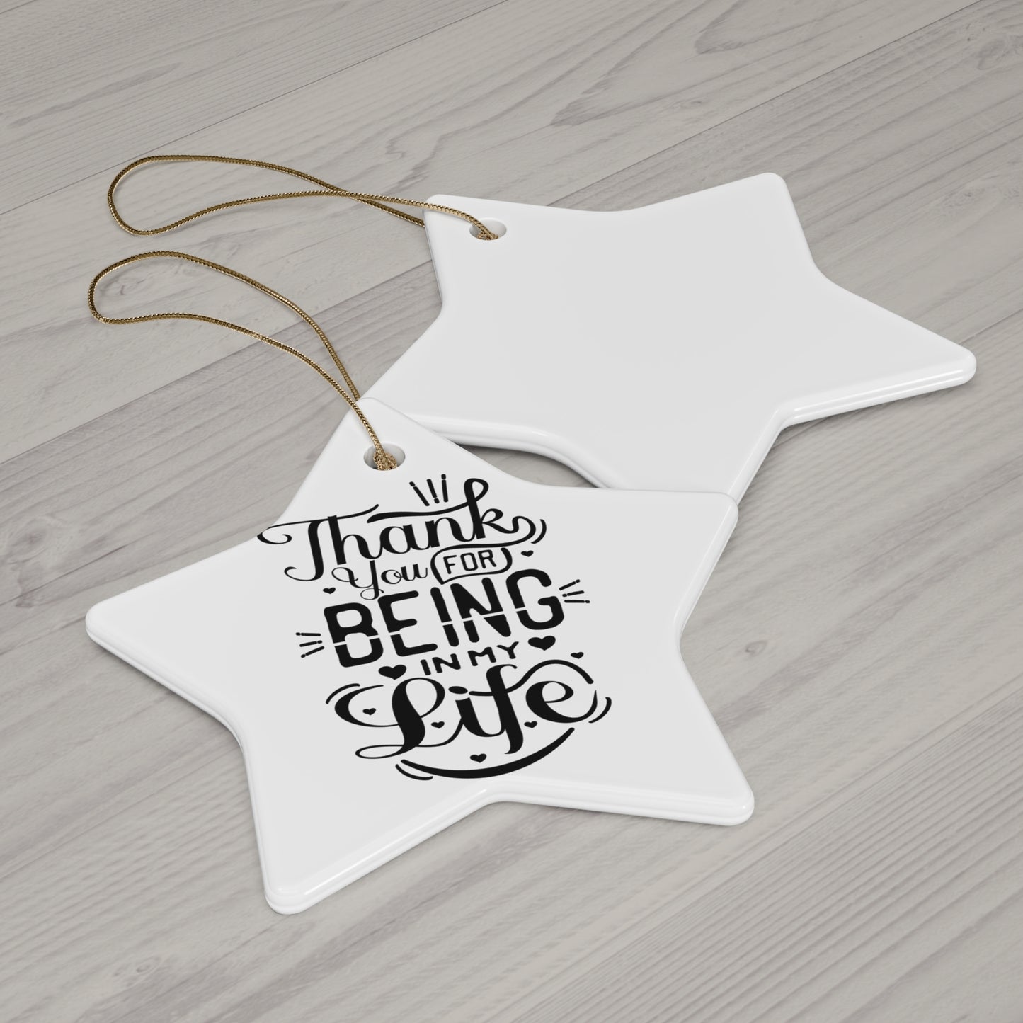 Ornament - Thank You For Being In My Life | Christmas Newlywed Anniversary Gift