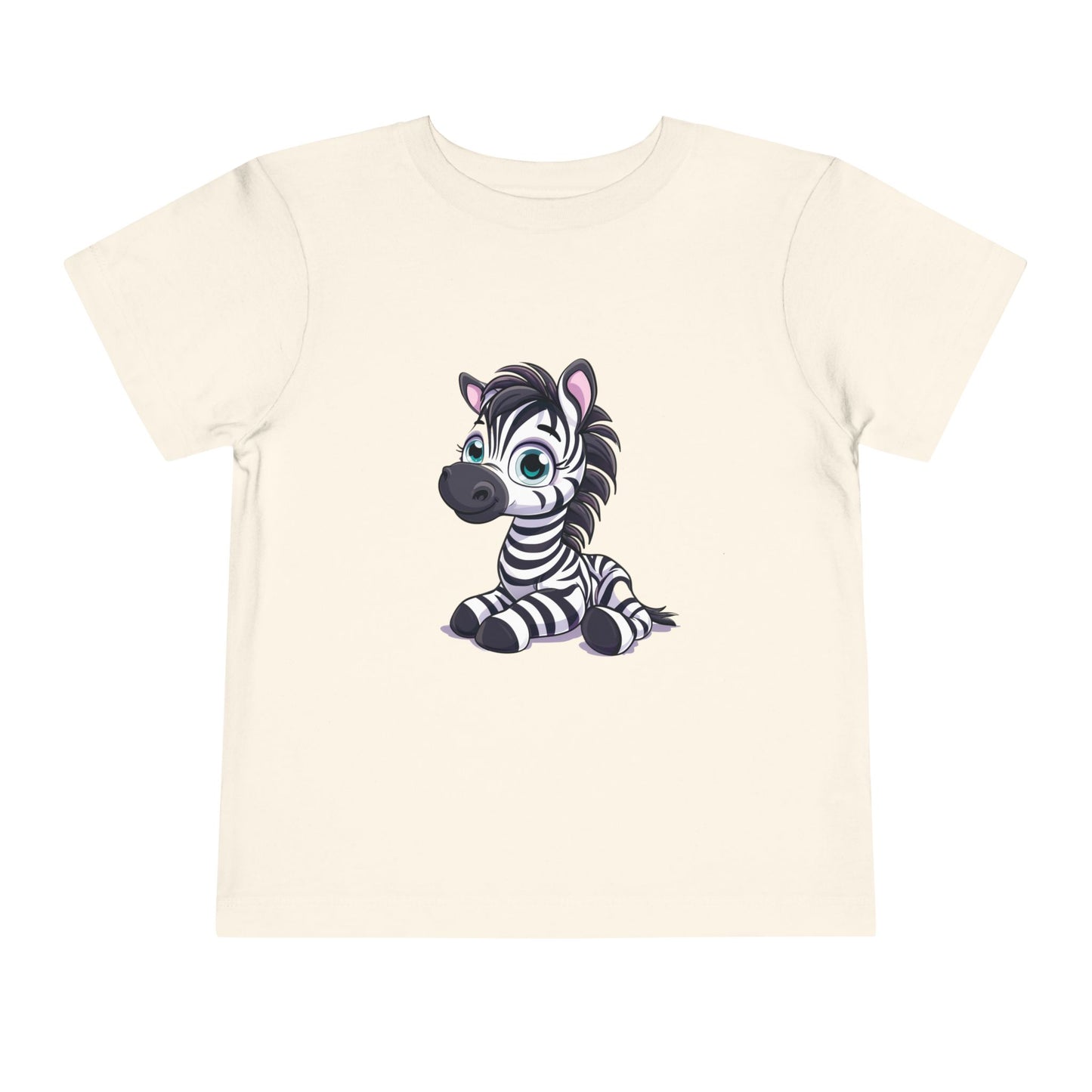 Zebra Toddler & Kids T-Shirt – Cute Safari Animal Graphic Tee for Kids, Jungle Zoo Shirt
