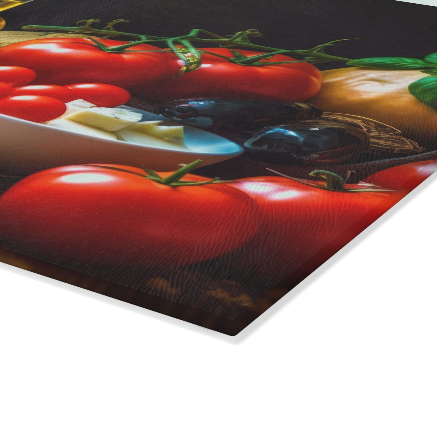 Rustic Farmhouse Glass Cutting Board | Kitchen Decor & Chef Gift