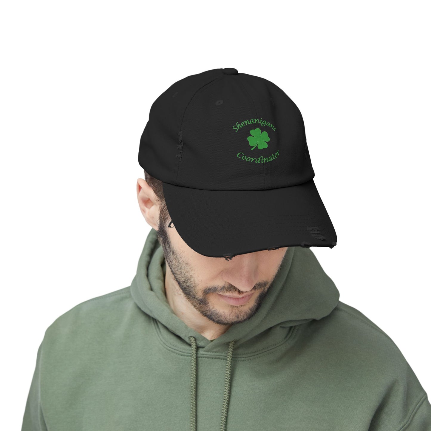 Shenanigans Coordinator St Patrick’s Day Hat | Shamrock Embroidered Irish Party Cap