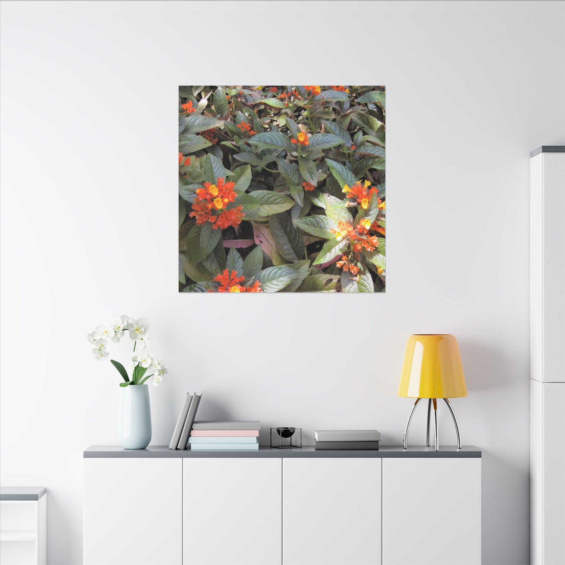 Caribbean flower wall art