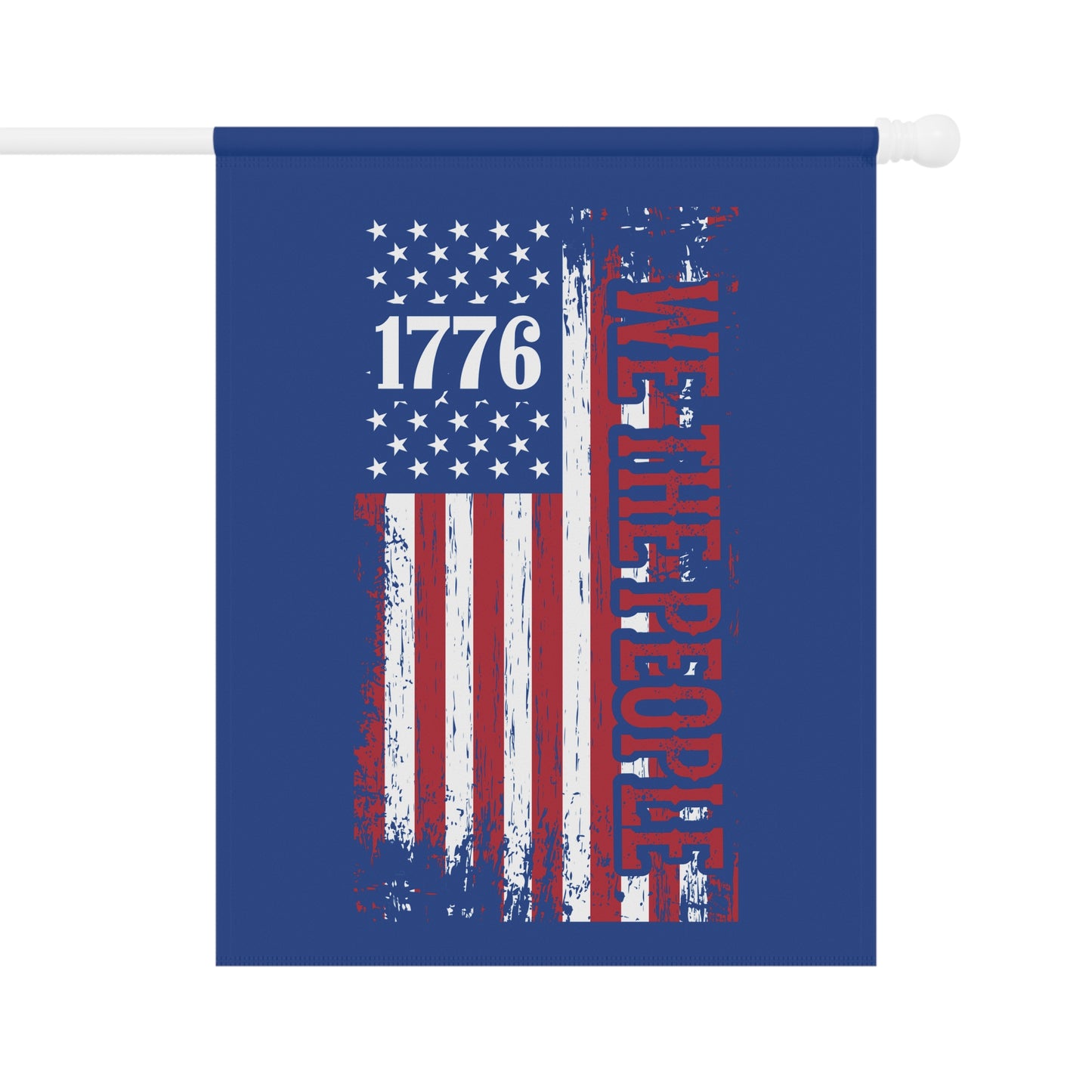 Garden Flag, Patriotic July 4th Yard Banner, Independence Day We The People Outdoor Decor, American Flag Yard Sign, USA Fourth of July Party