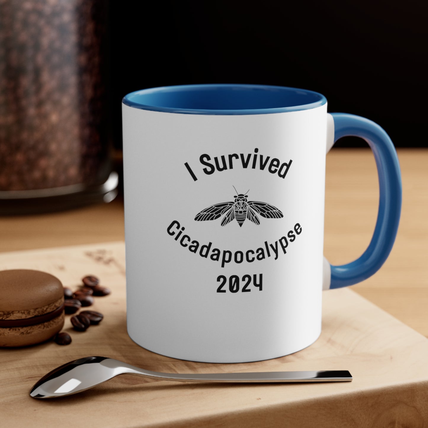 I Survived Cicadapocalypse 2024 Mug, 11oz