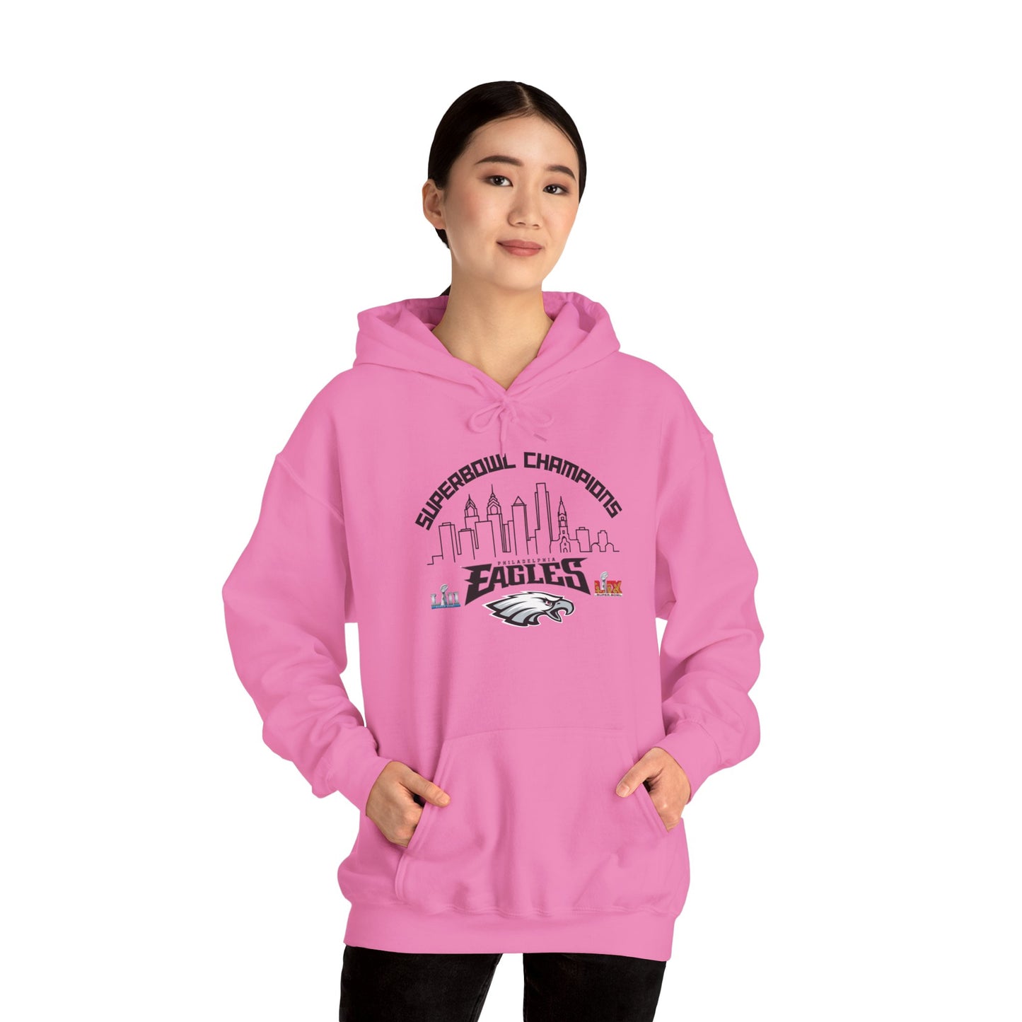 Philadelphia Football Super Bowl Champions Hoodie, Philly Skyline Football Sweatshirt, Philadelphia Fan Gear