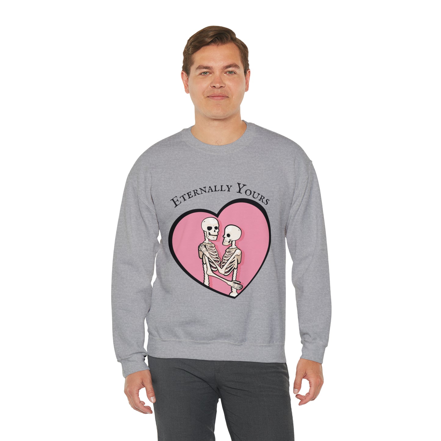 Skeleton Love Wedding Anniversary Halloween Sweatshirt