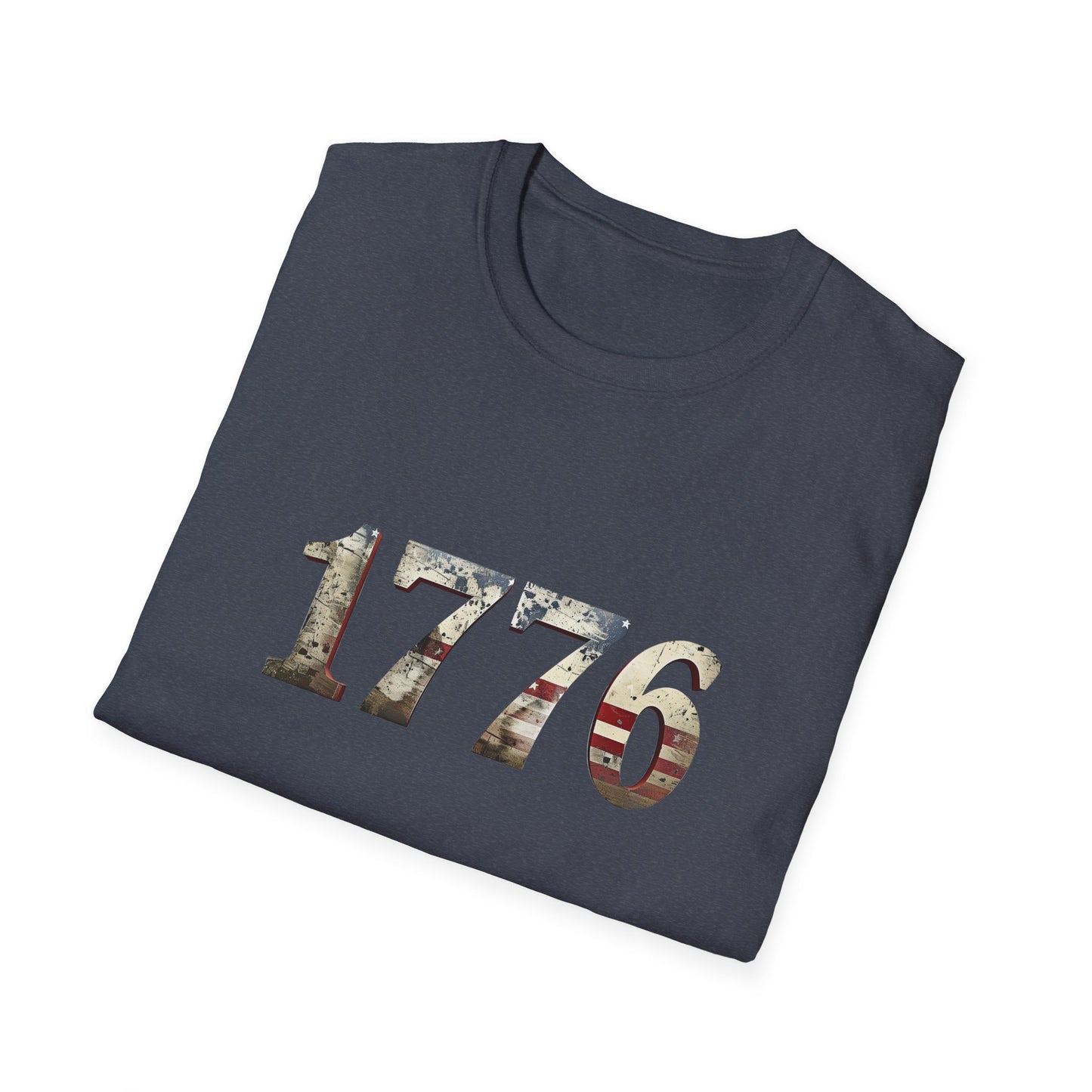Distressed 1776 Unisex T-Shirt for 4th of July Celebration, Patriotic Tee, Vintage Independence Day Shirt, America Birthday Apparel,