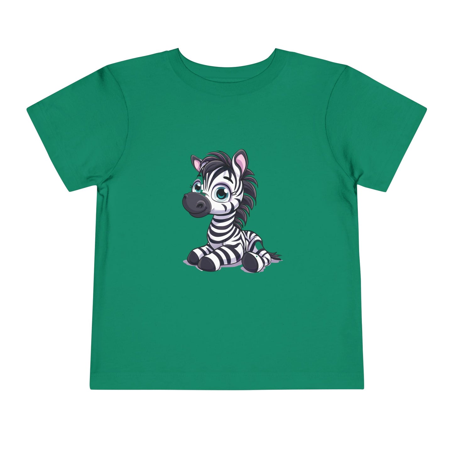 Zebra Toddler & Kids T-Shirt – Cute Safari Animal Graphic Tee for Kids, Jungle Zoo Shirt