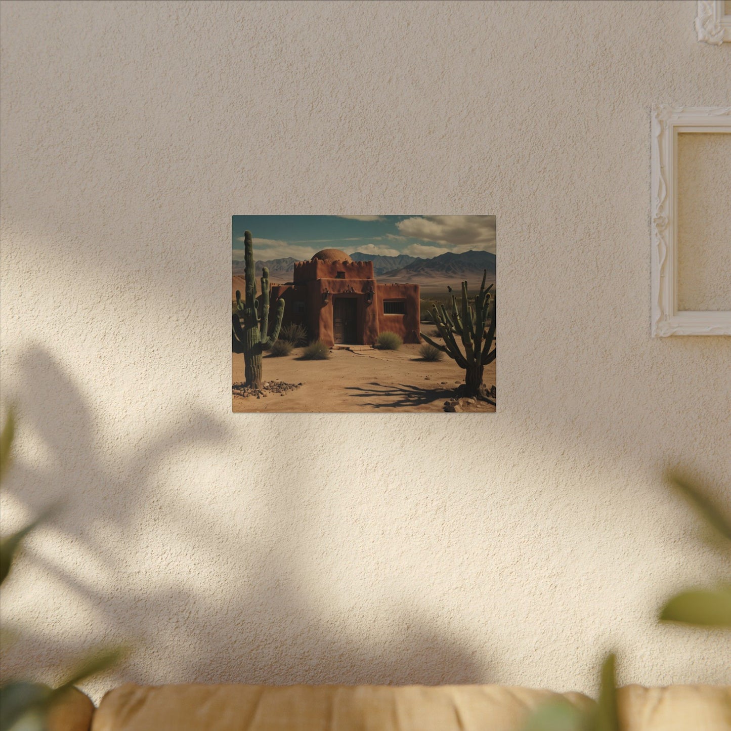 Southwestern Wall Art |  Rustic Desert Scene | Mantle Art Decor