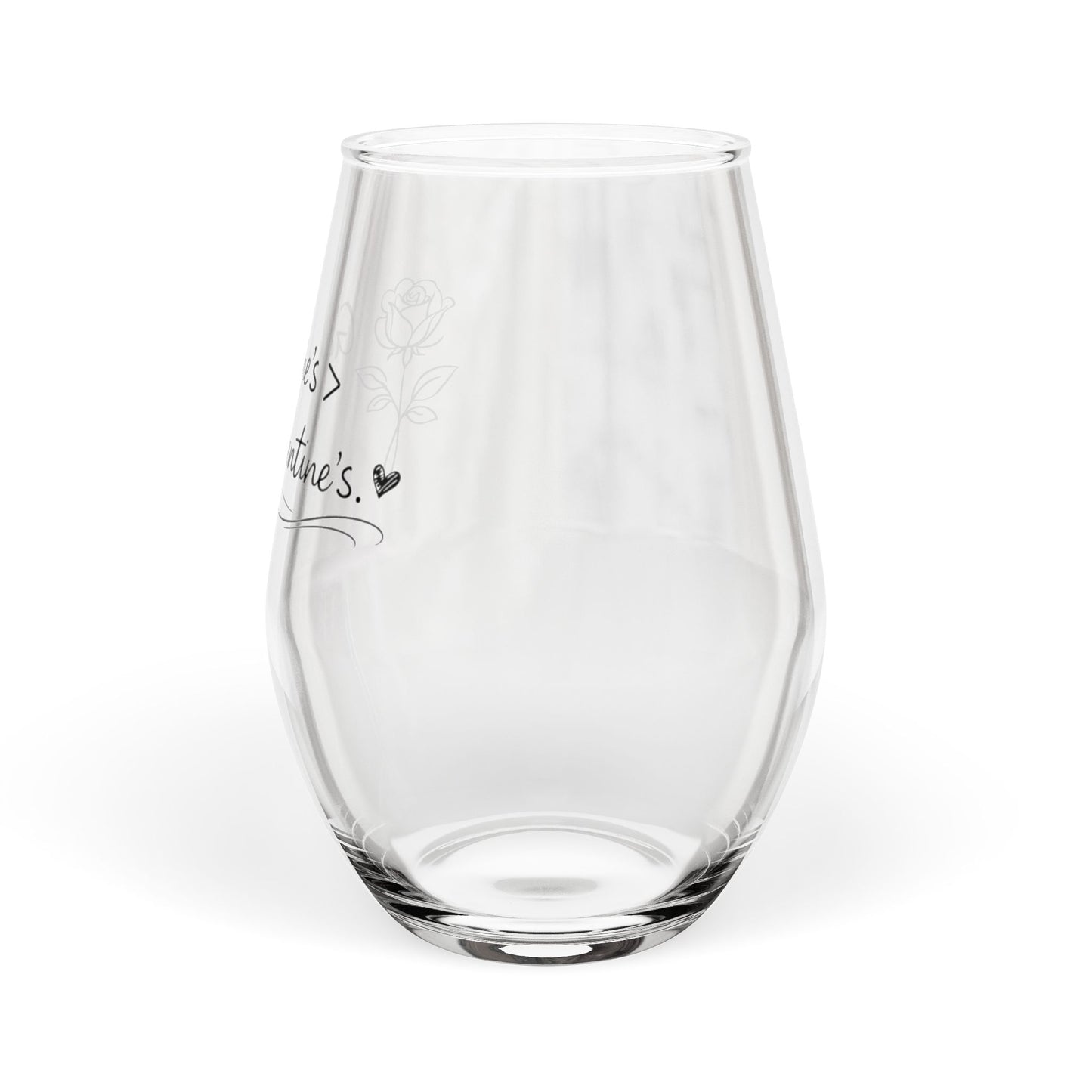 Galentines Over Valentines Wine Glass | Best Friend Gift