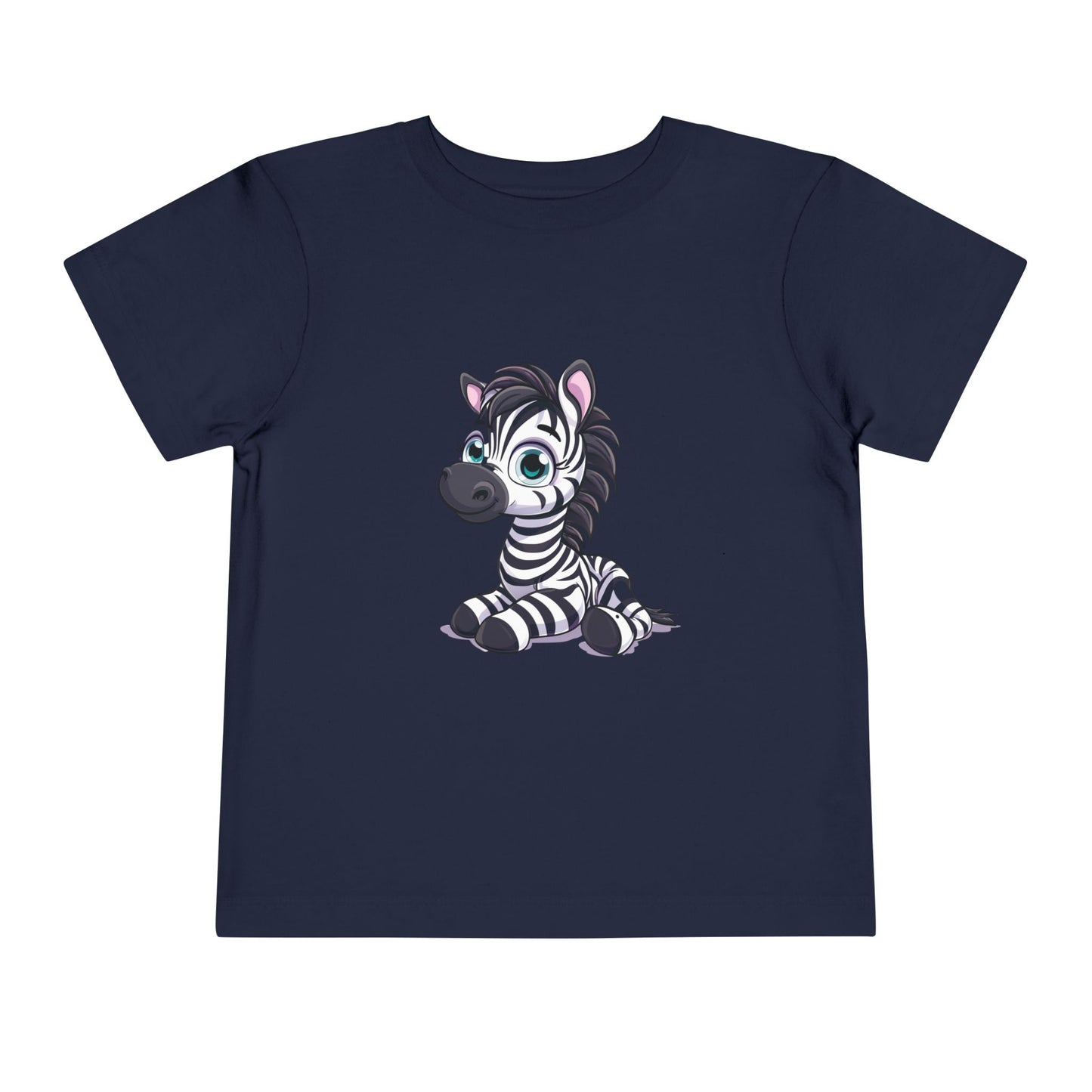 Zebra Toddler & Kids T-Shirt – Cute Safari Animal Graphic Tee for Kids, Jungle Zoo Shirt