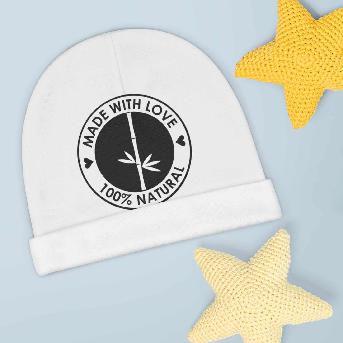 Baby Beanie, Infant Hat, Newborn Knit Cap, Baby Shower Gift, Organic Cotton Beandie