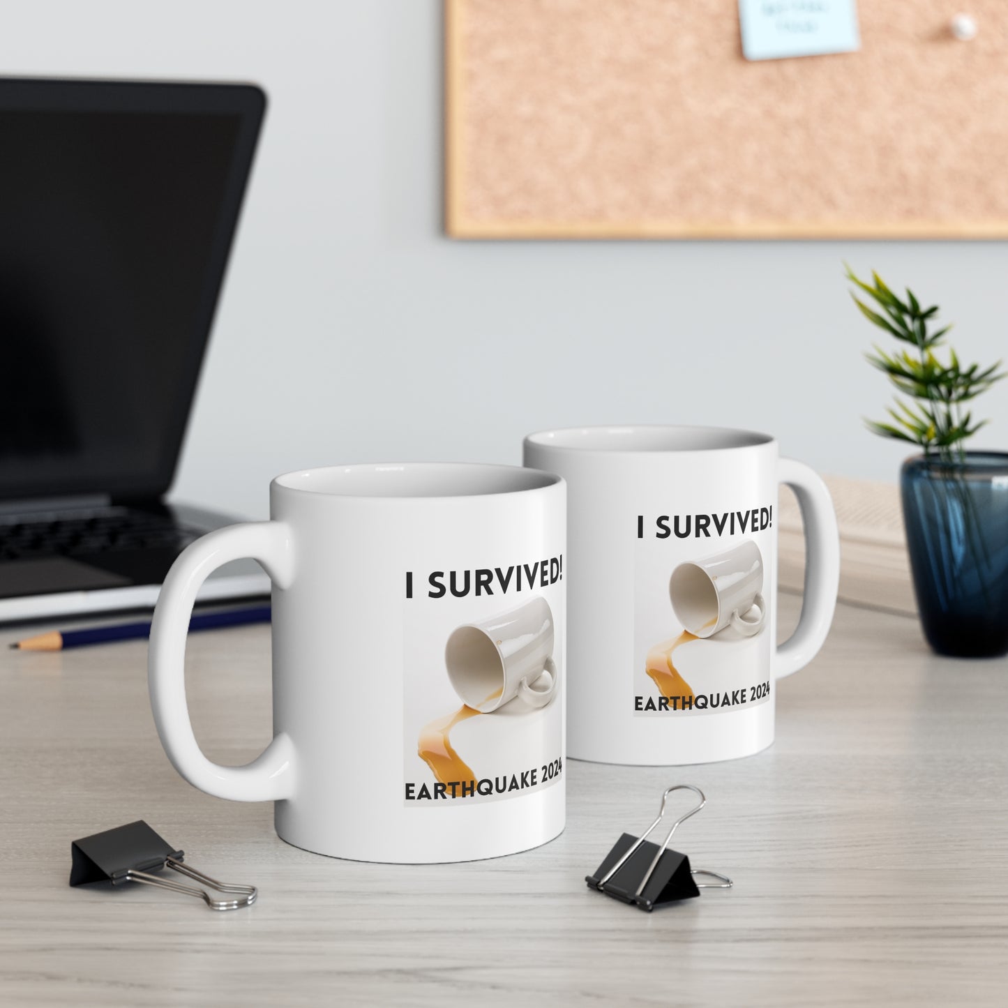 I Survived! Earthquake 2024 Mug