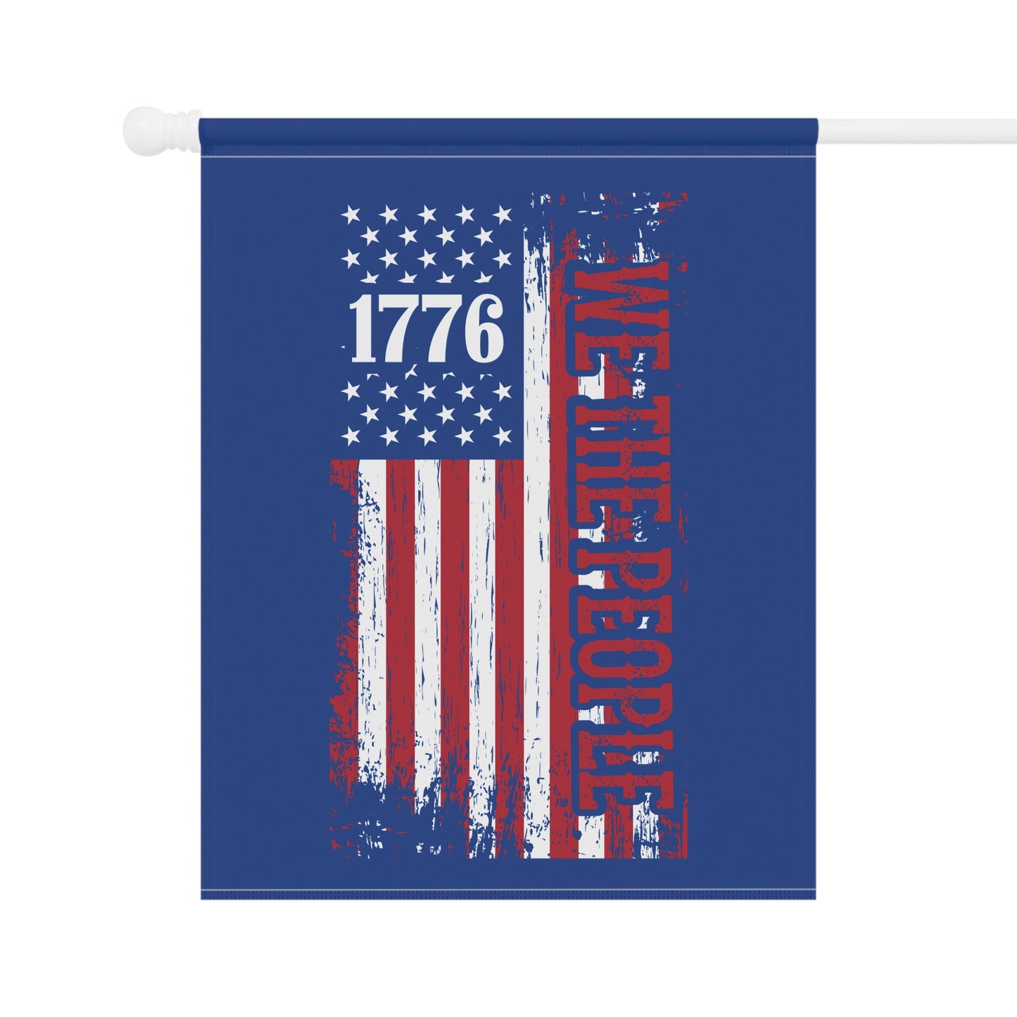 Garden Flag, Patriotic July 4th Yard Banner, Independence Day We The People Outdoor Decor, American Flag Yard Sign, USA Fourth of July Party
